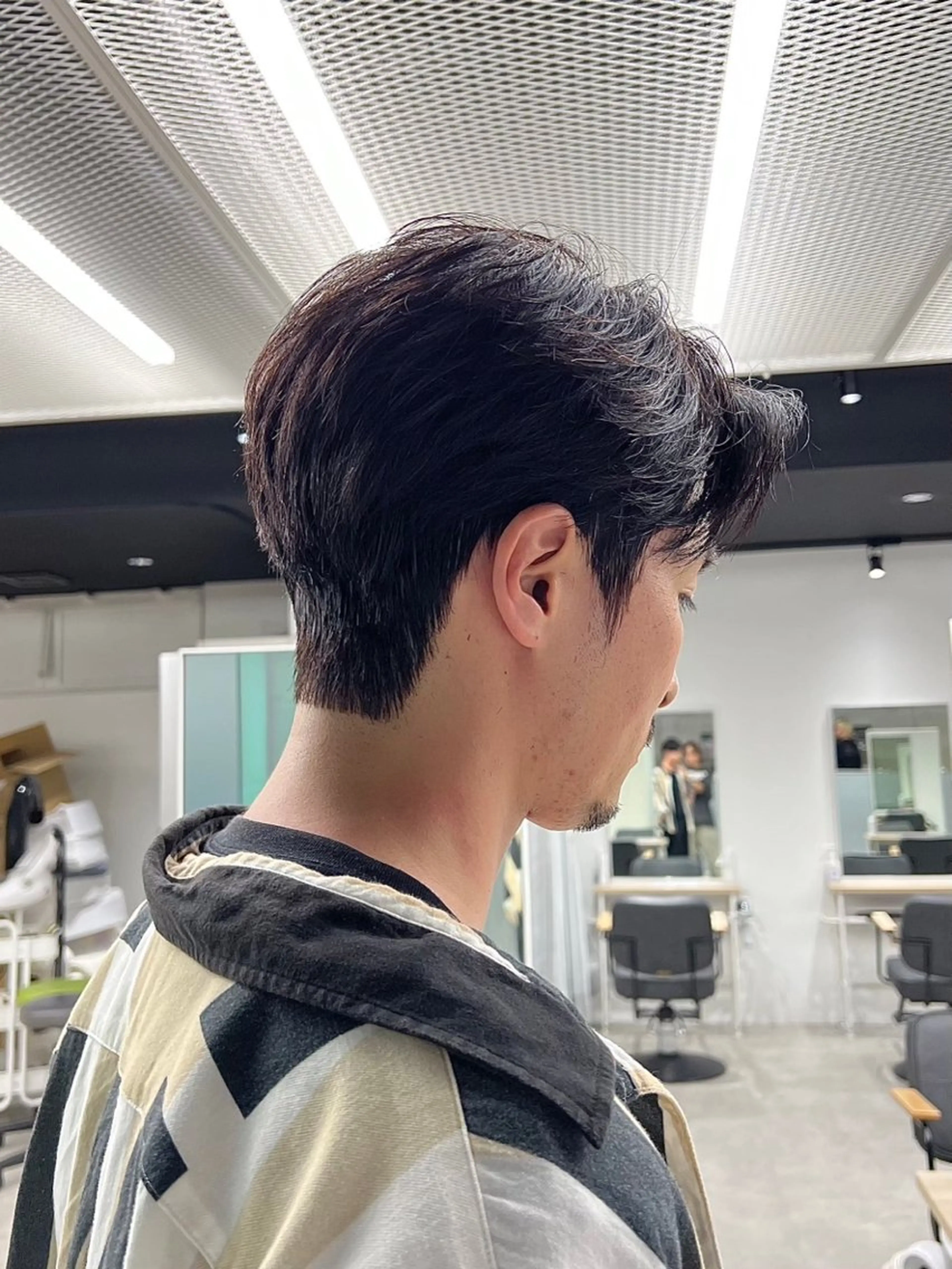 【ジェントルショート】カット＋ダウンパーマ　もみあげ、襟足のボリュームダウン韓国風ヘアを実現します🇰🇷の写真