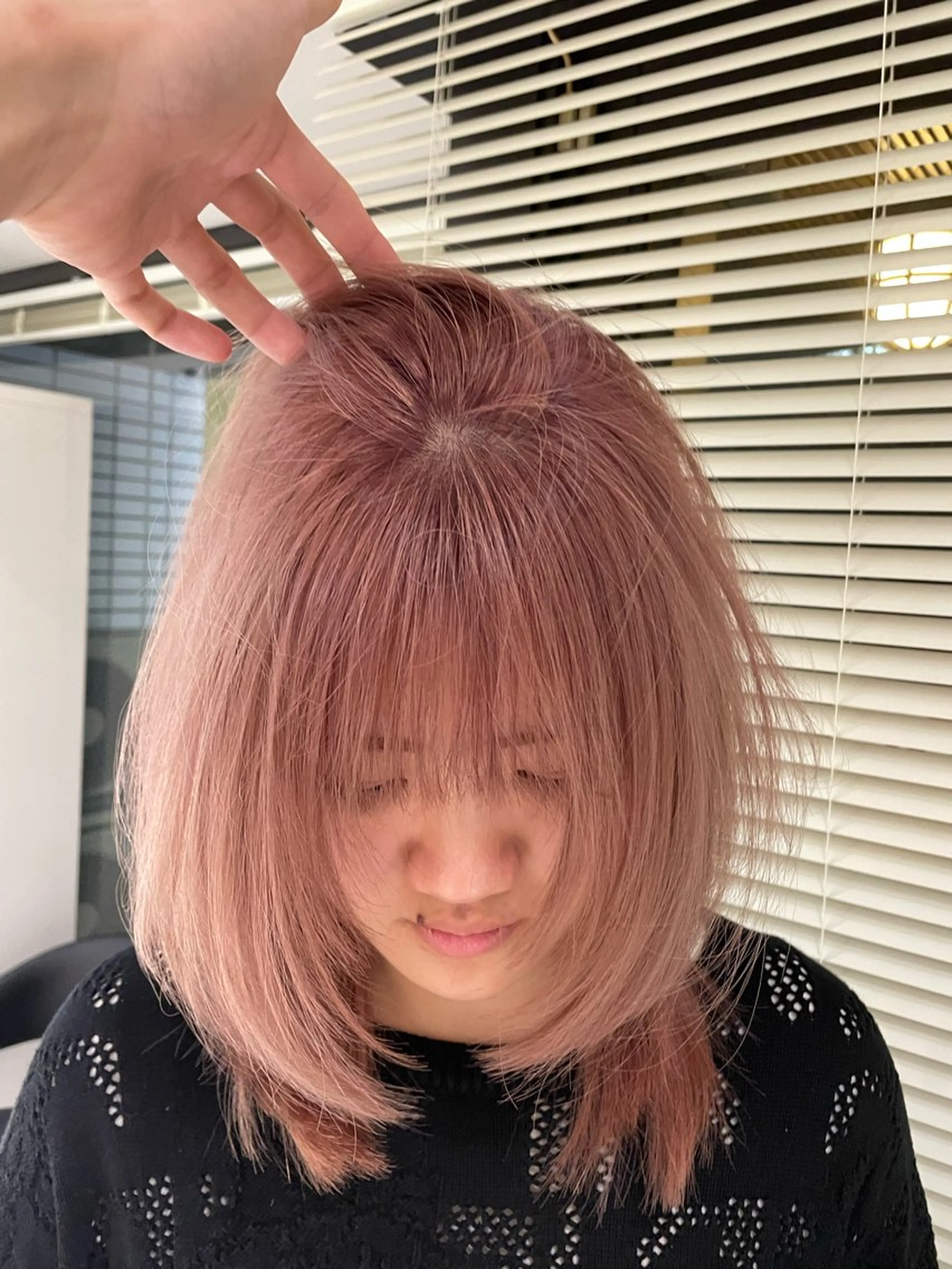 カラー ベージュカラー ピンクカラー ピンクベージュ カット ヘアカラー HIKARU副店長/ ✨️髪質改善のヘアスタイル