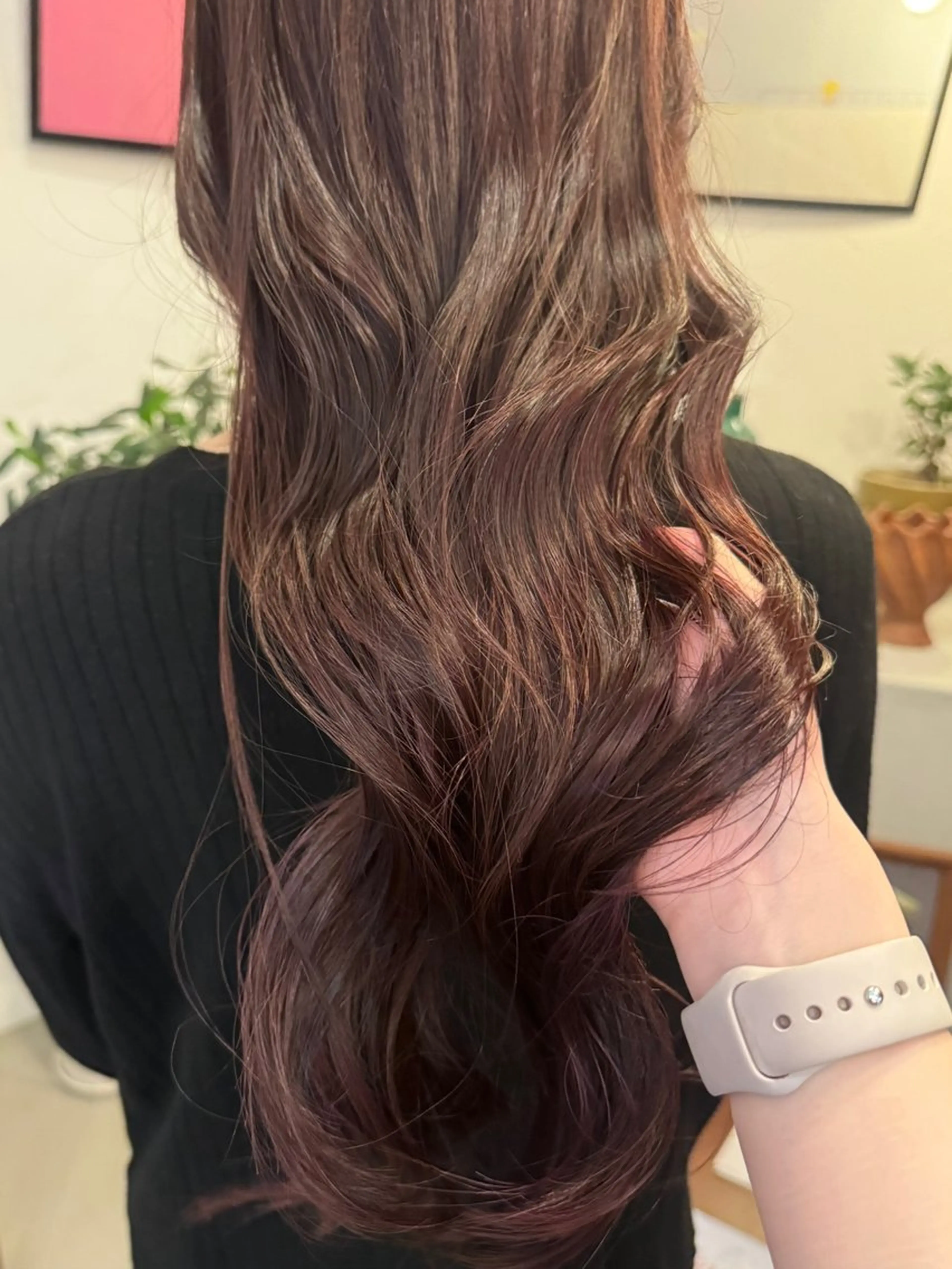 ロング カラー illatos あやののヘアスタイル