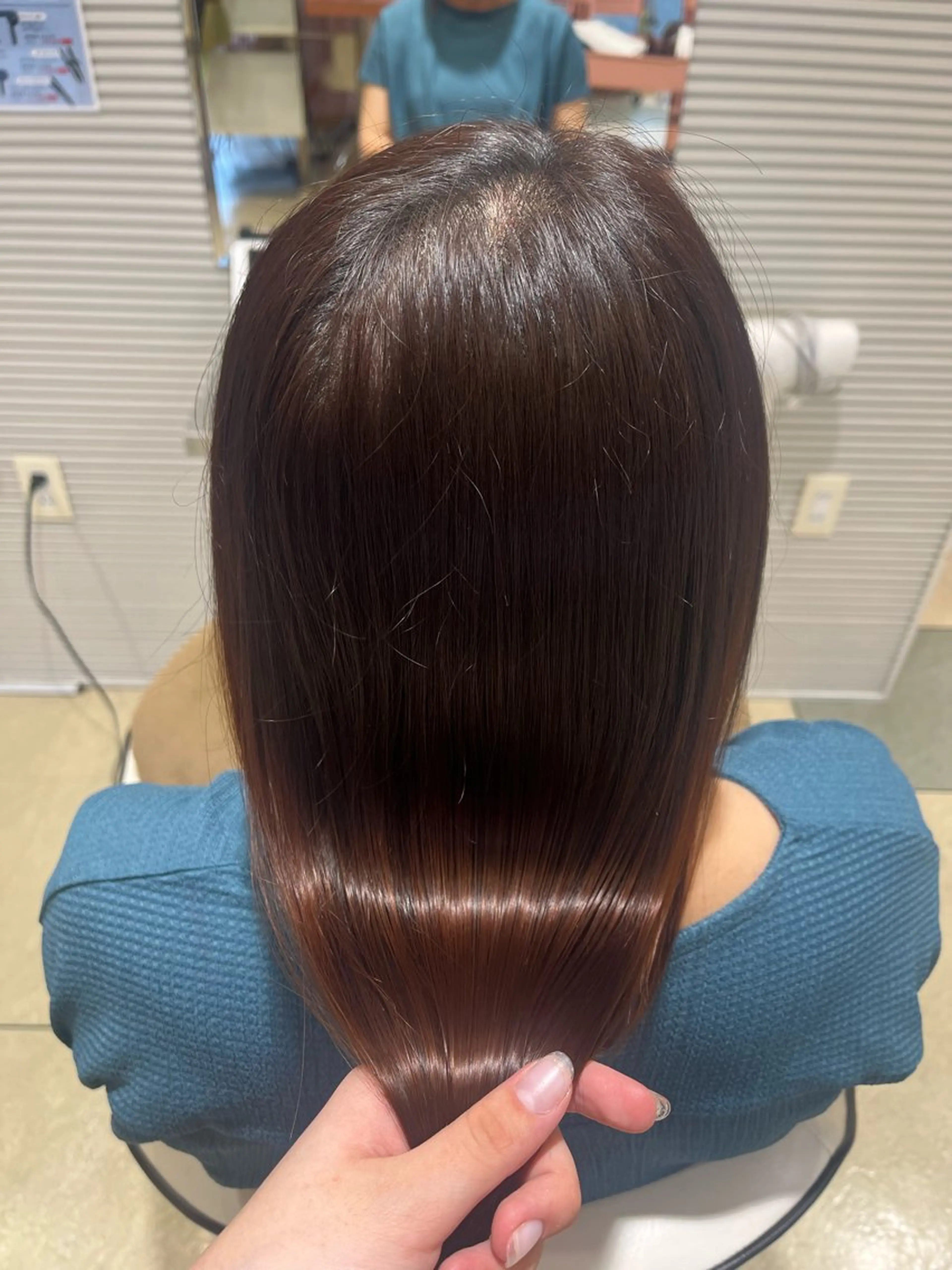 ロング カット トリートメント ベージュカラー⌇﻿ くびれヘア.𐙚心音のヘアスタイル