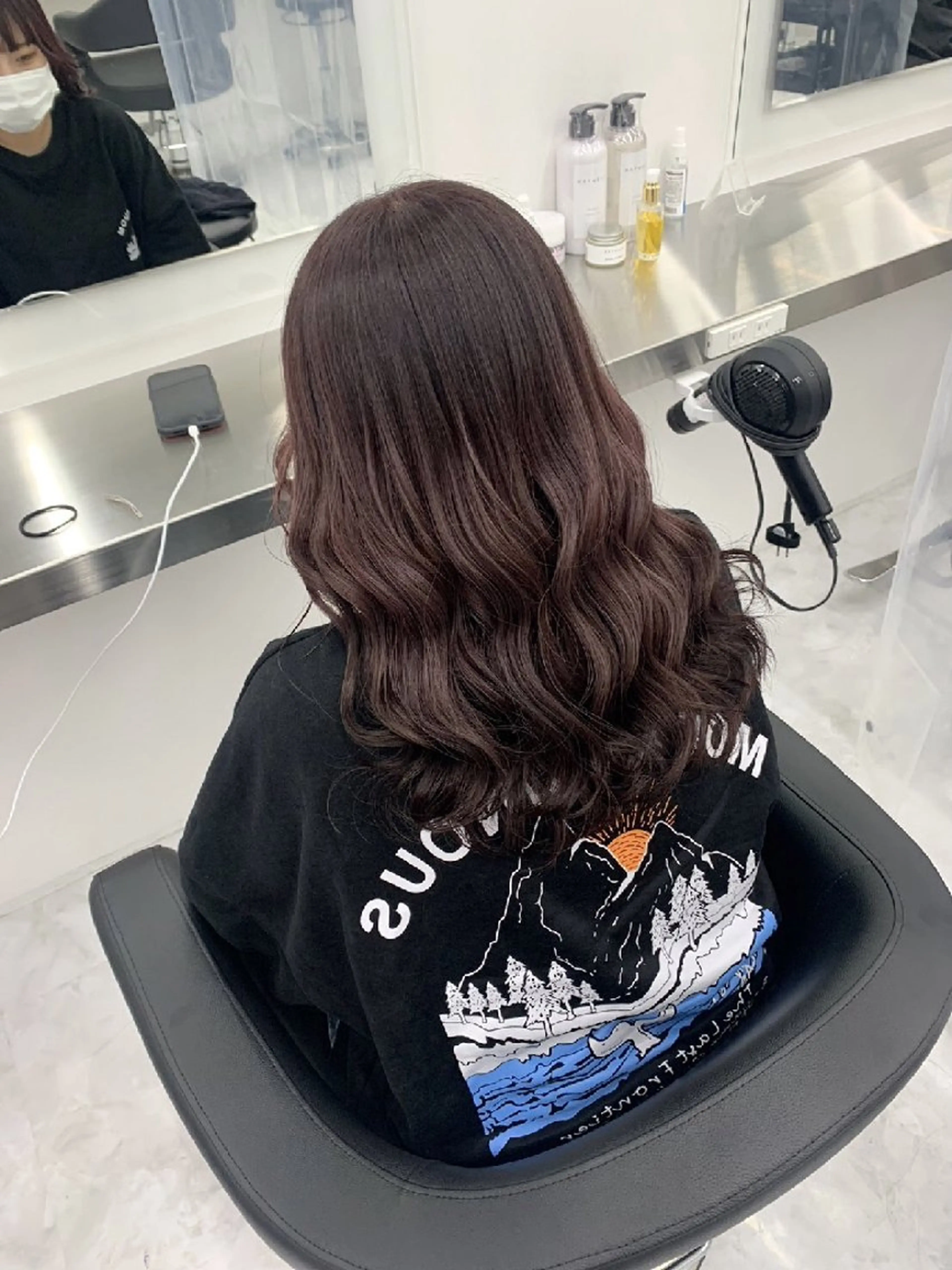 セミロング ヘアアレンジ カラー 🪞【公式】表参道 🪞knot🪞のヘアスタイル