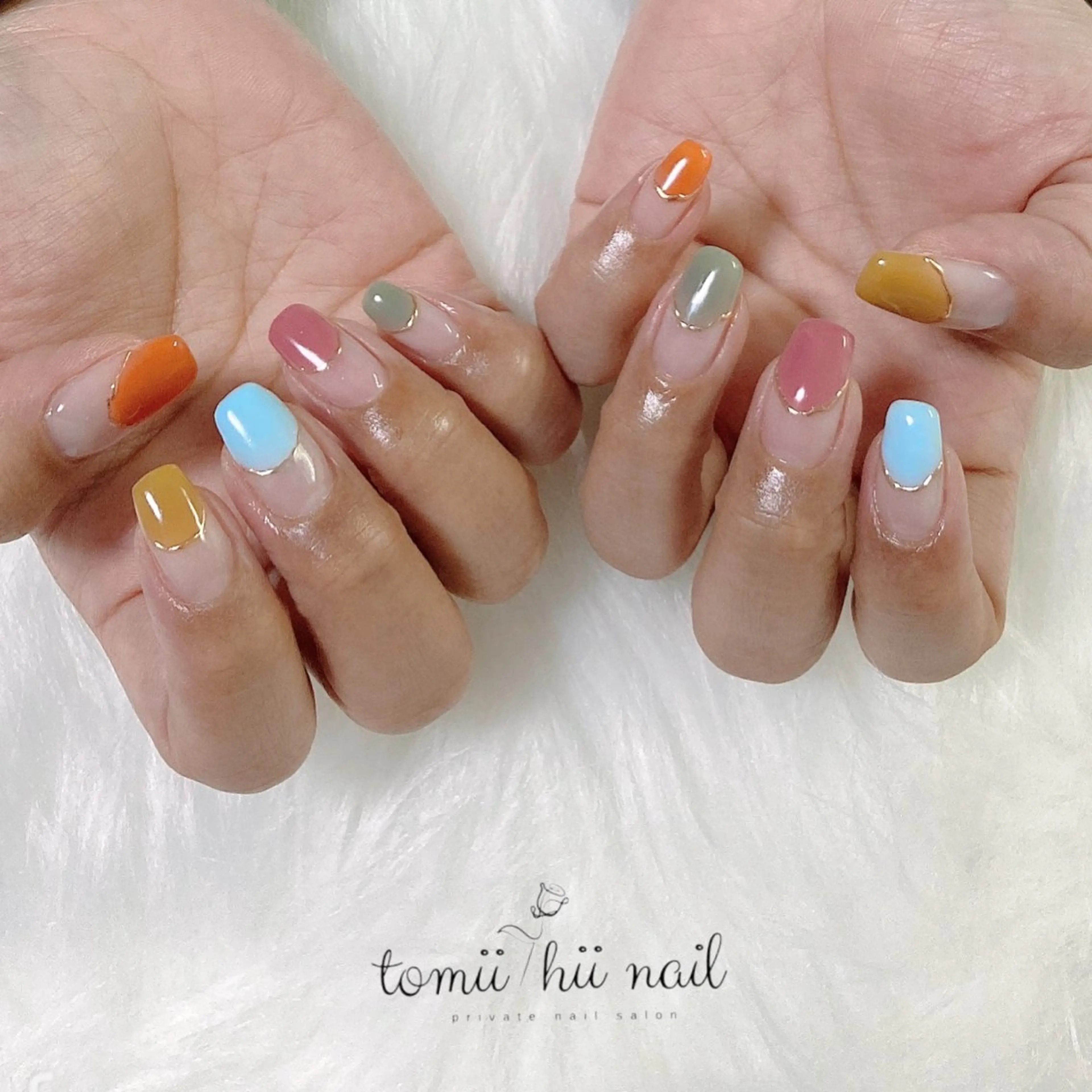 ネイル フレンチネイル ミラーネイル tomii-hii -nailのその他イメージ