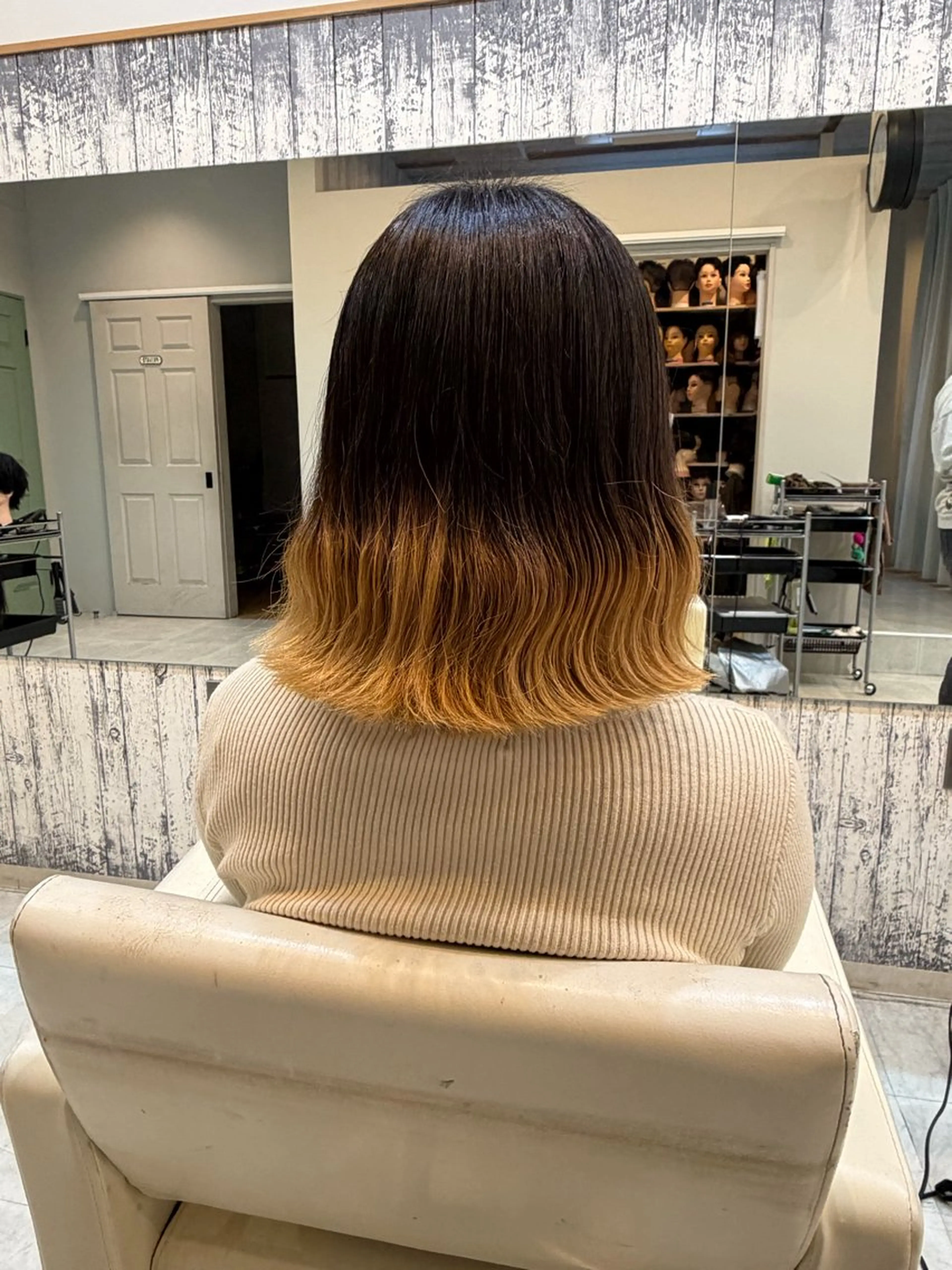 ミディアム 外ハネヘア ななる ／モデル様募集中‼️のヘアスタイル