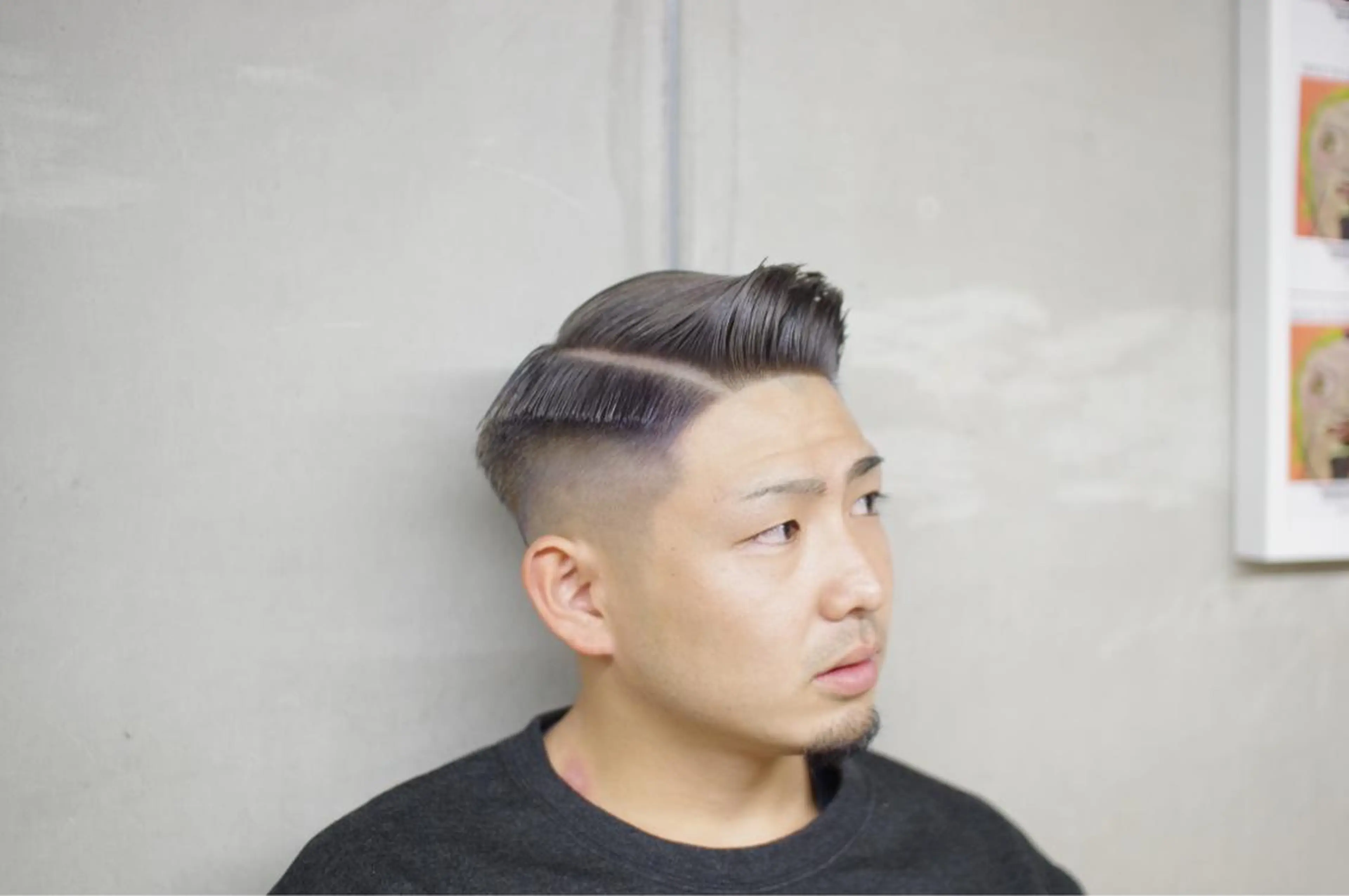 カラー メンズ 七三 brunt jet所属・関 晃哉のヘアスタイル