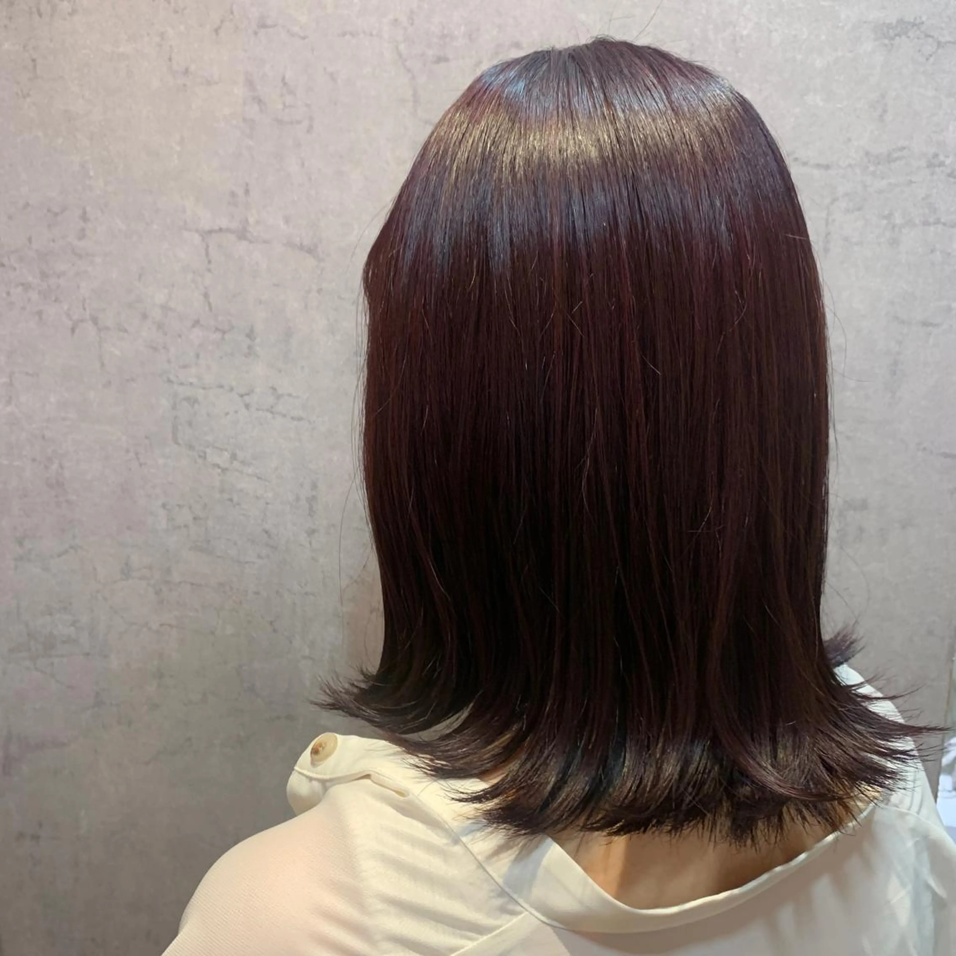 ミディアム カラー ヘアカラー いいの ひかりのヘアスタイル