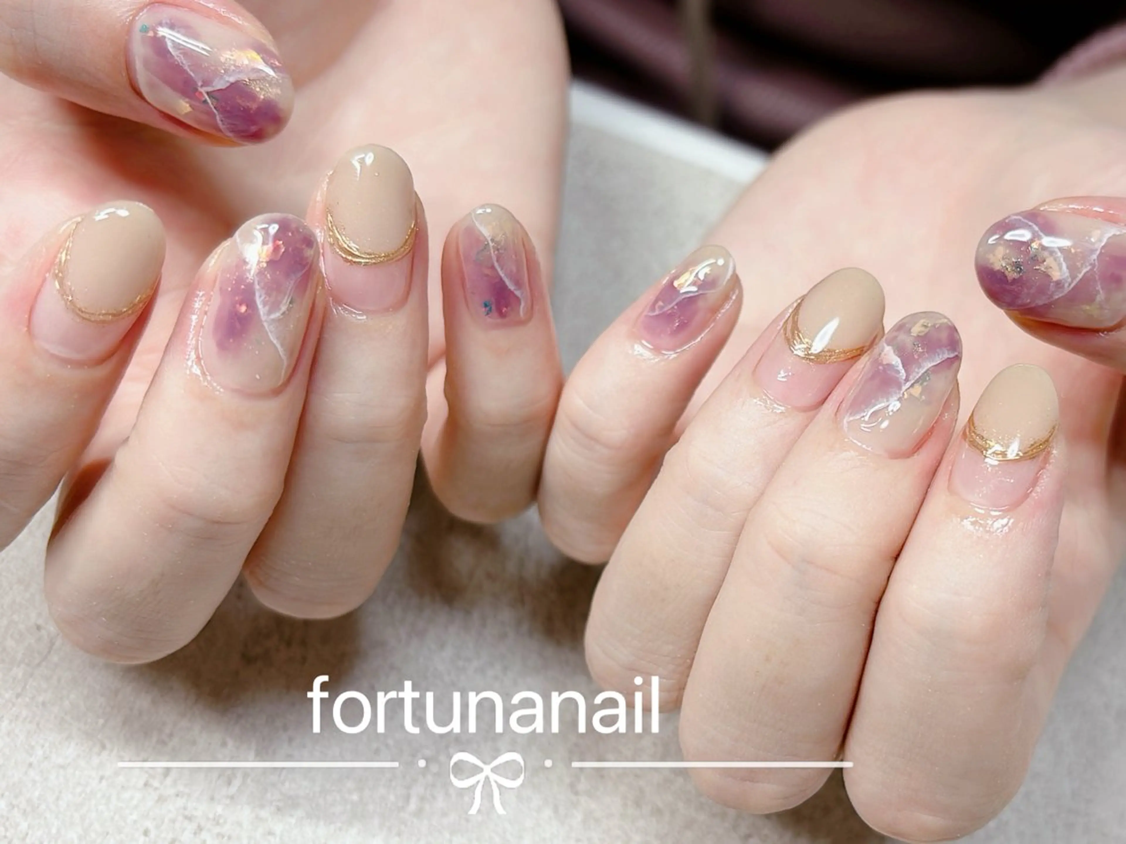 ネイル ハンドネイル Nail •Head スパFortunaのネイルデザイン