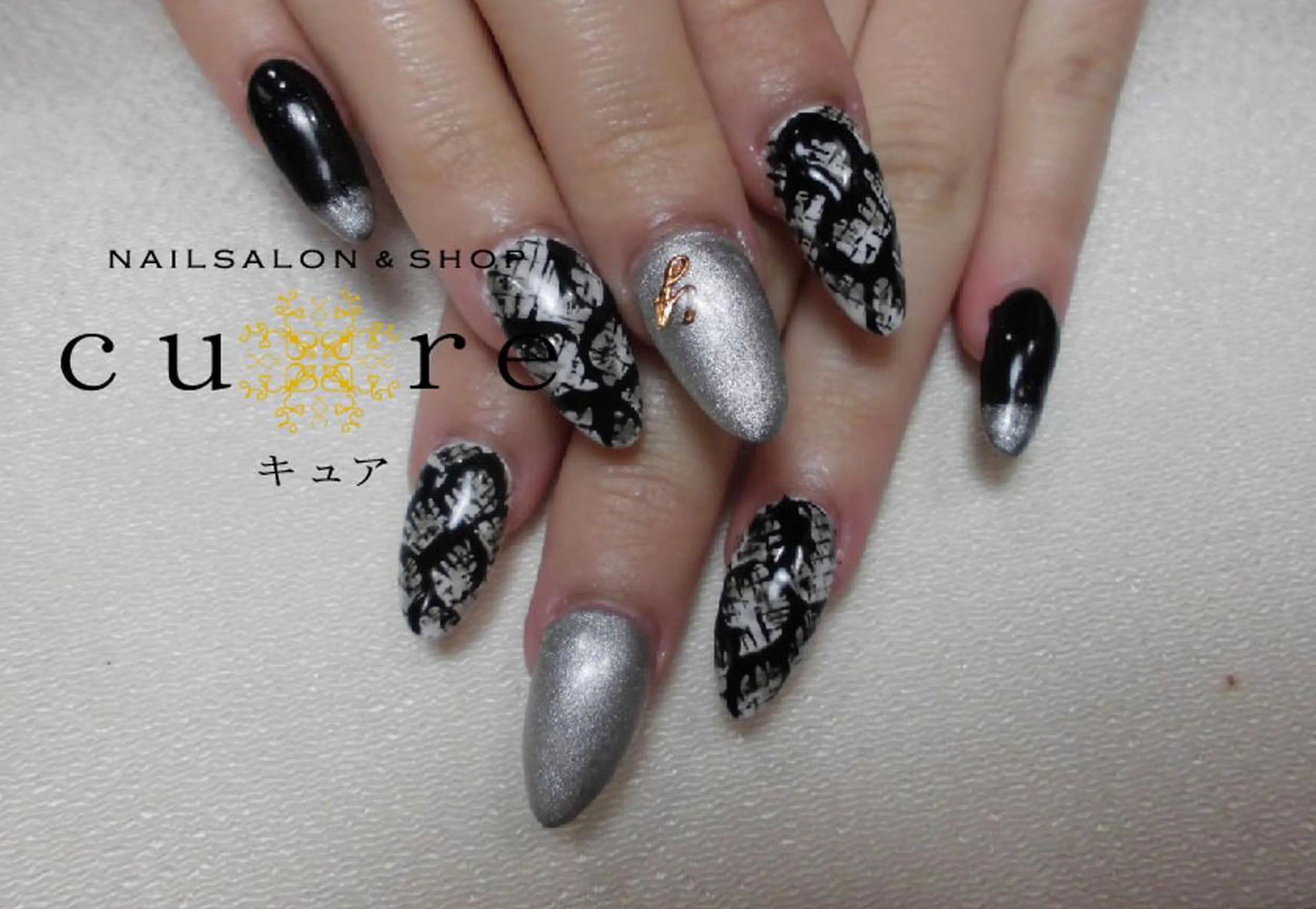 ロング ネイル 持ち込み ネイルサロン Cureのネイルデザイン