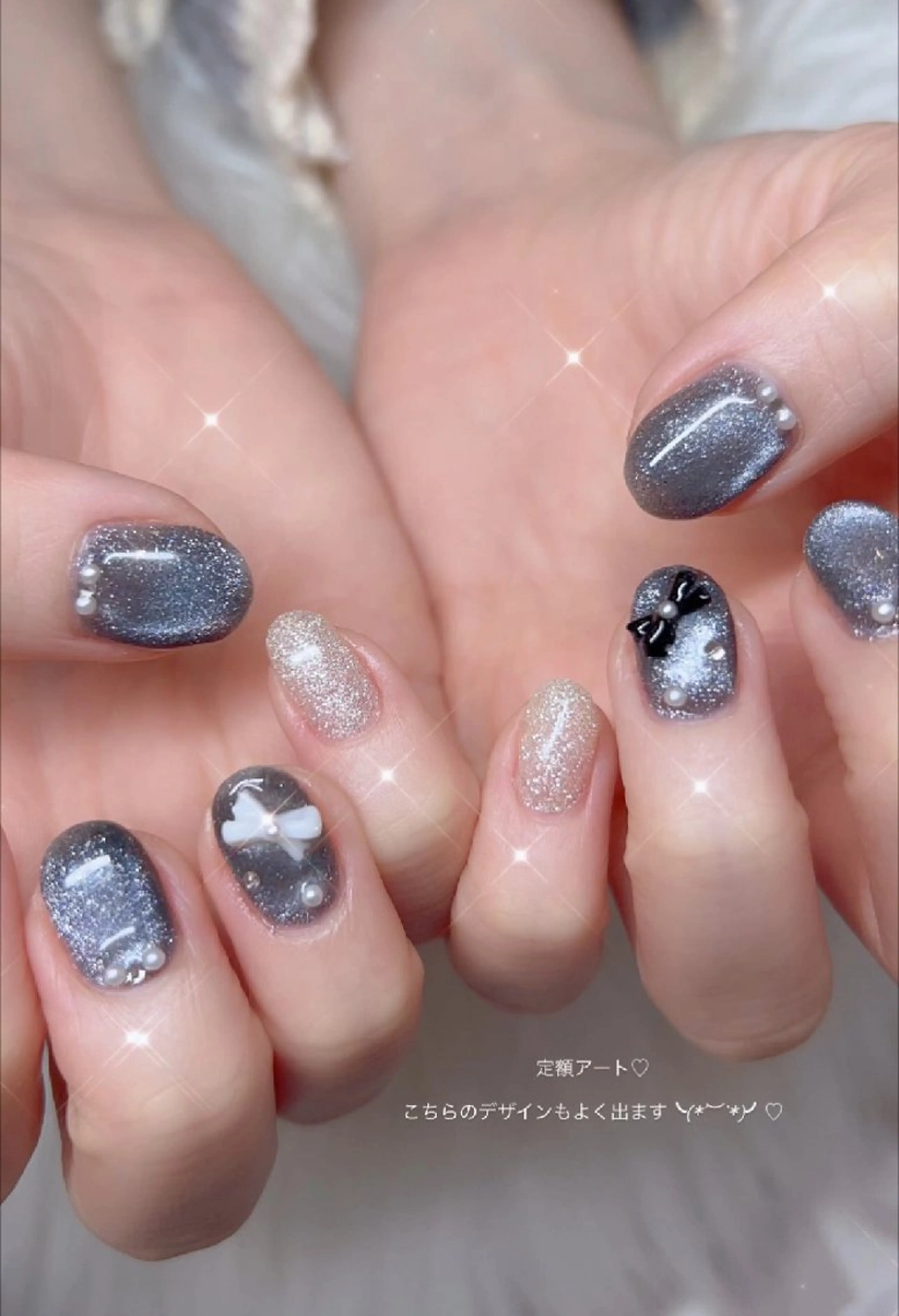 ネイル アートネイル 春ネイル バレンタイン ハンドネイル I LOVE ME  NAIL.｡.:*♡のネイルデザイン