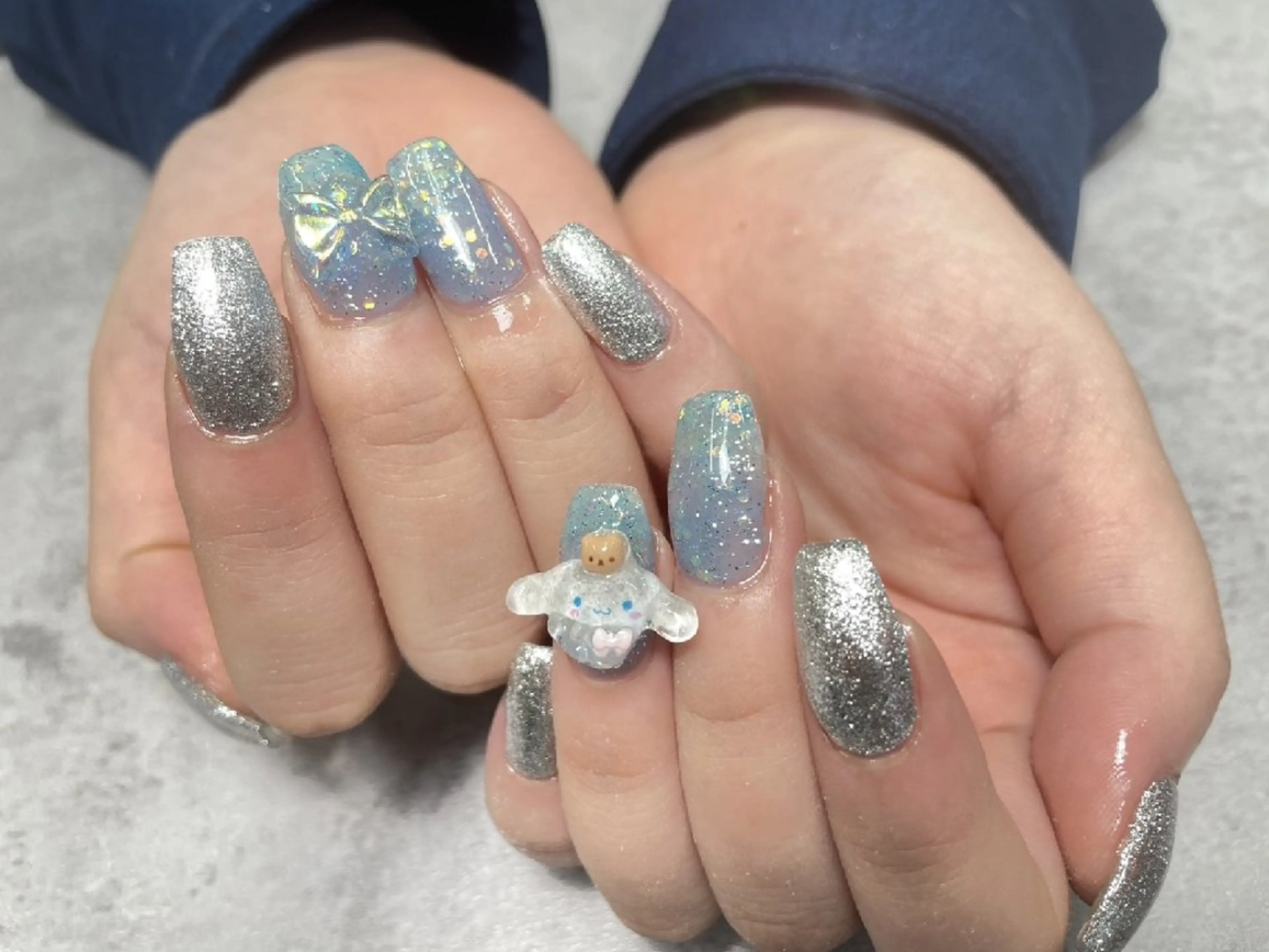 ネイル キラキラネイル ラメ(グリッター) K+1所属・k+1💅🏻 miyukiのネイルデザイン