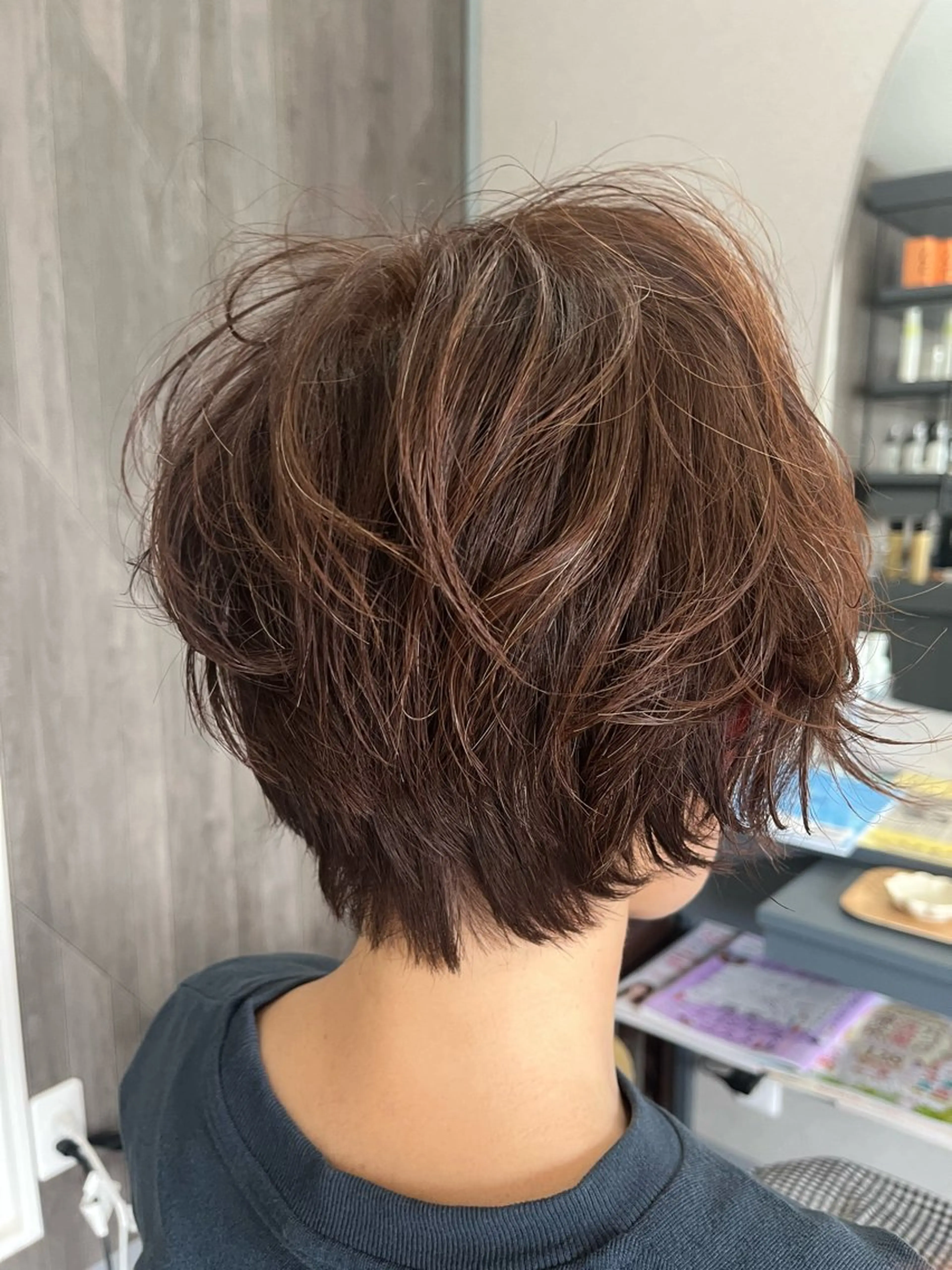 パーマ 岩崎 惠子のヘアスタイル