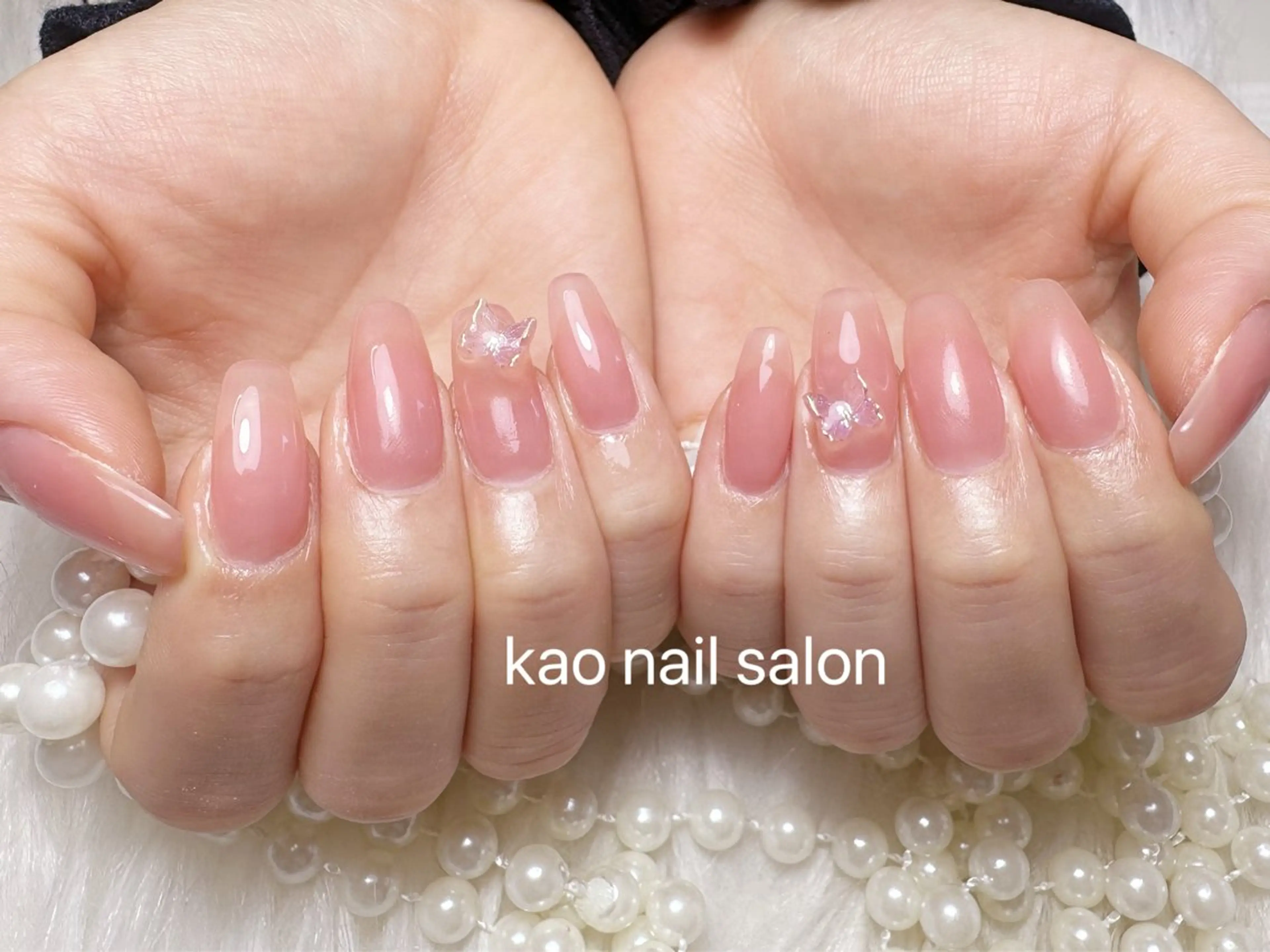 ネイル ハンドネイル kao nail マグネット/長さだしのネイルデザイン