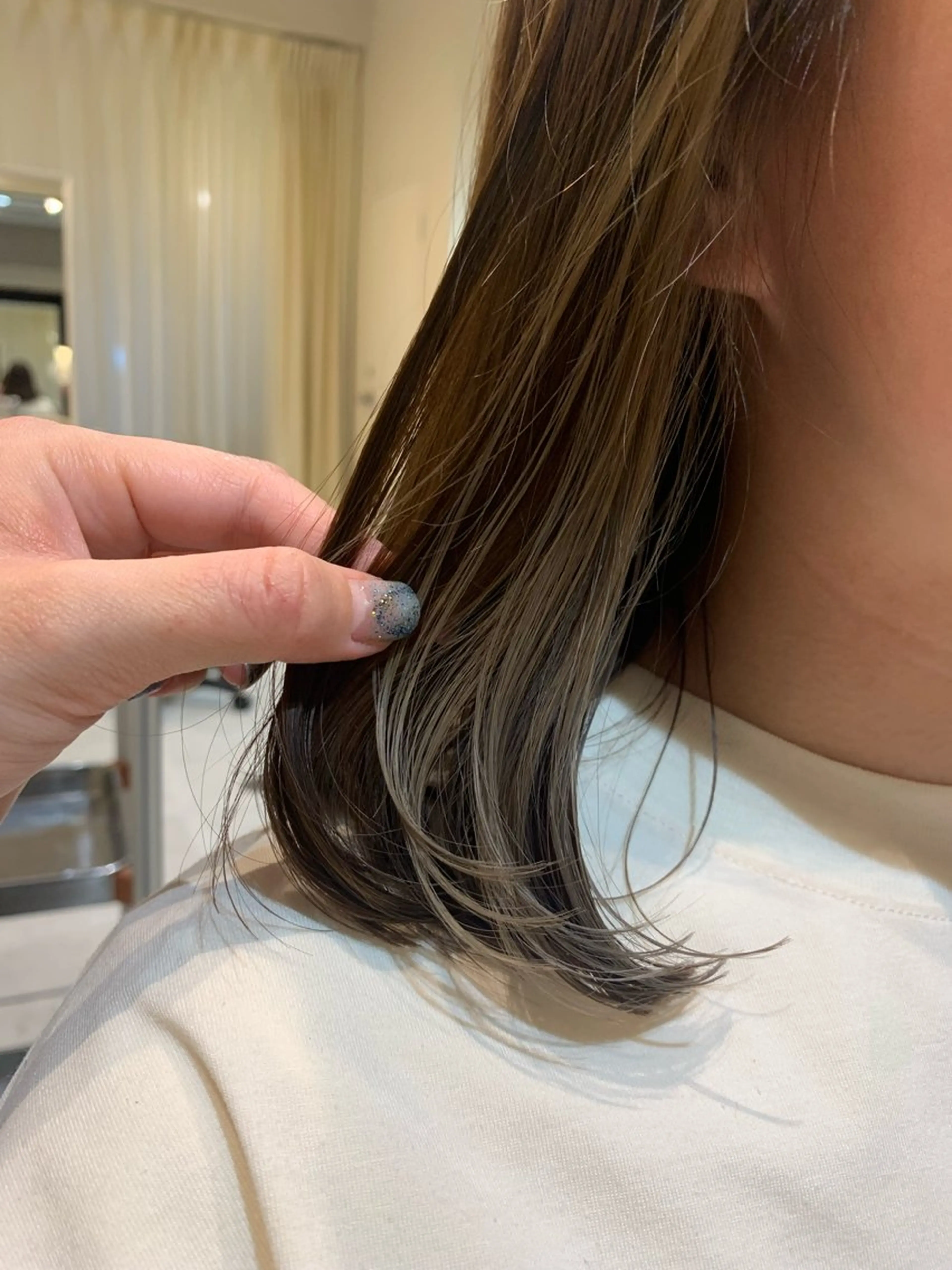 ミディアム ヘアカラー トリートメント SALOWIN名古屋栄店所属・Yuuki🌷名古屋 栄 カラー/ボブのヘアスタイル