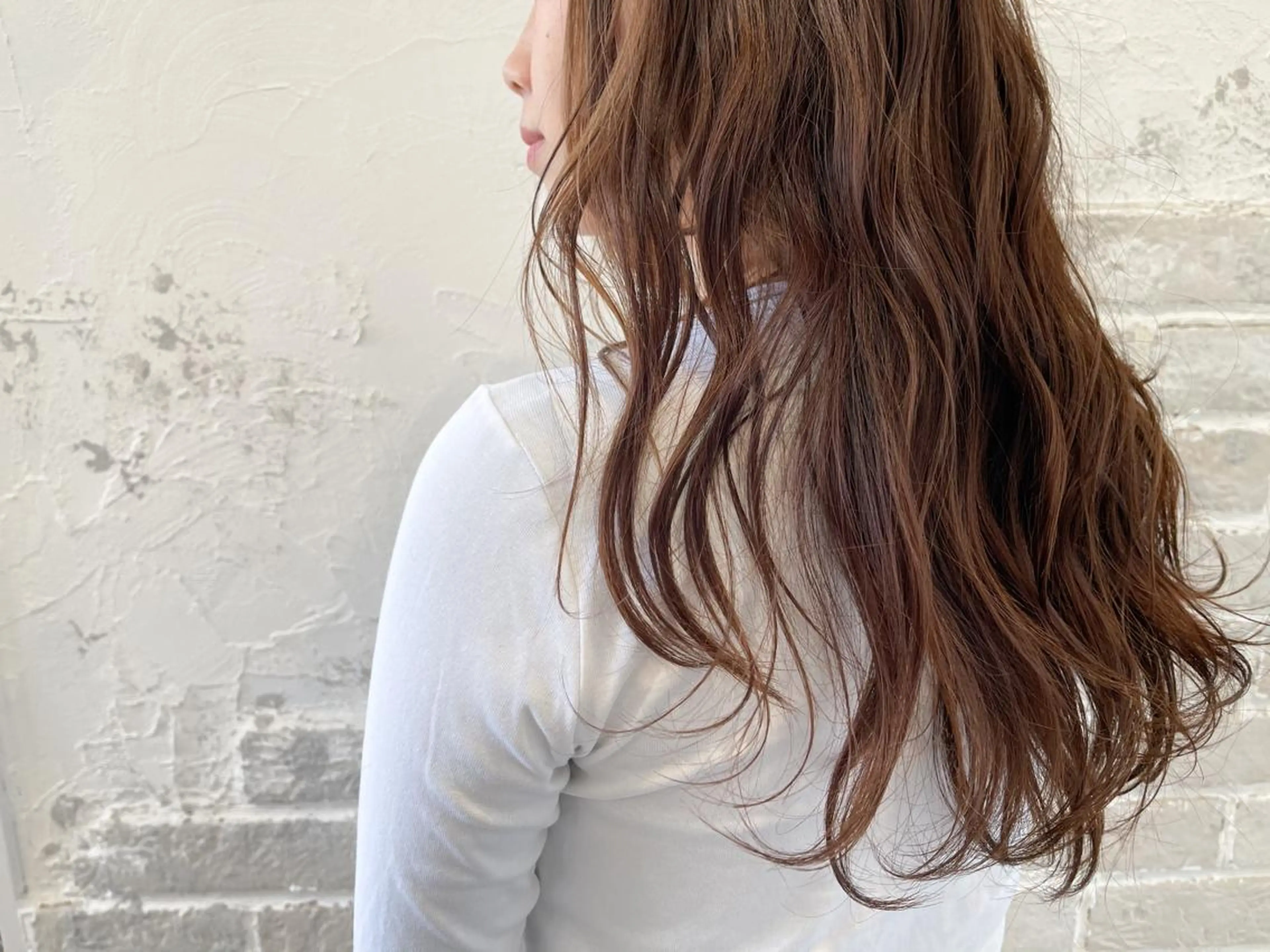 ロング uni所属・中堀 遥のヘアスタイル