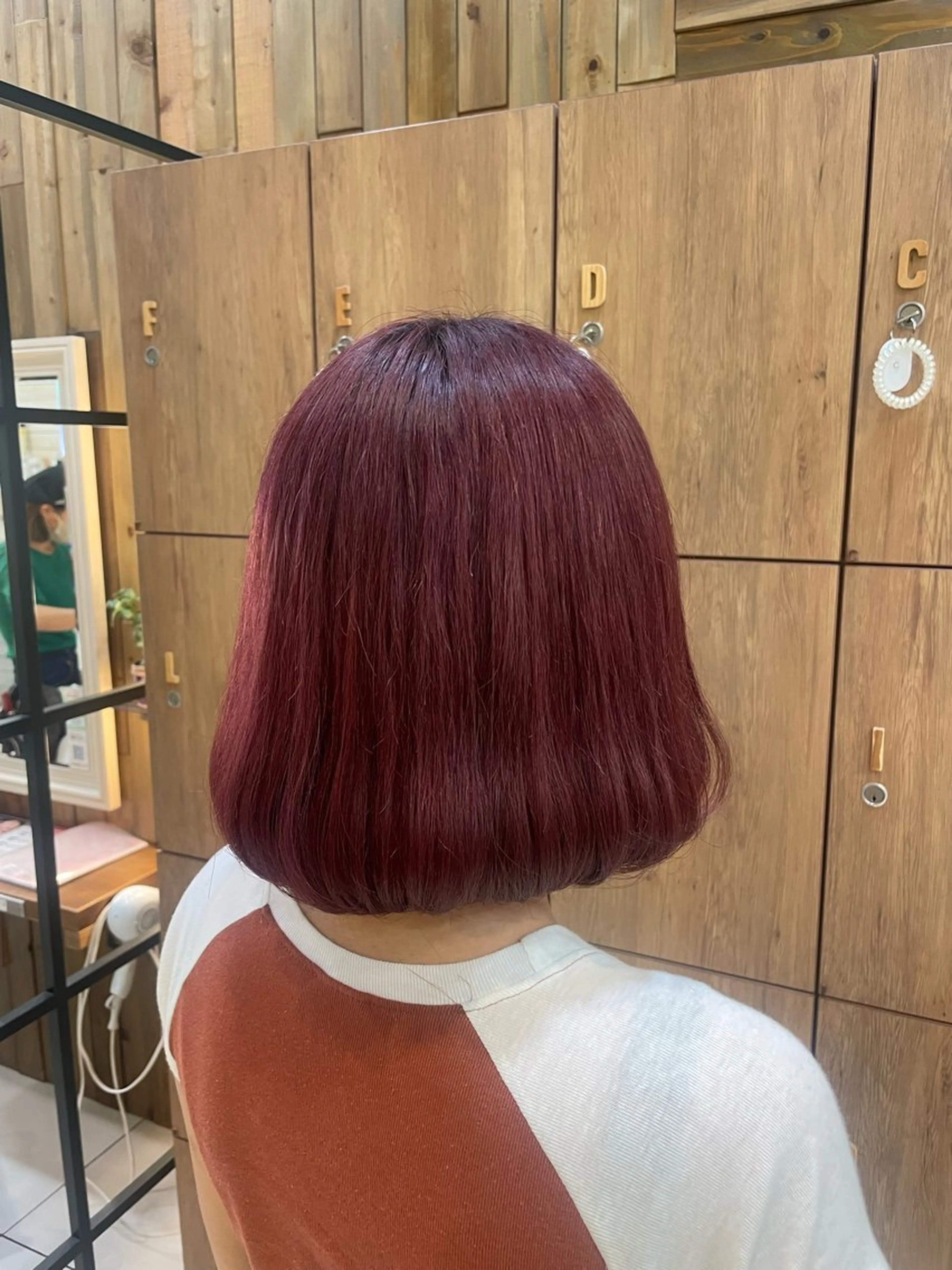 ミディアム 韓国カラー／エクステ 松戸梨杏のヘアスタイル