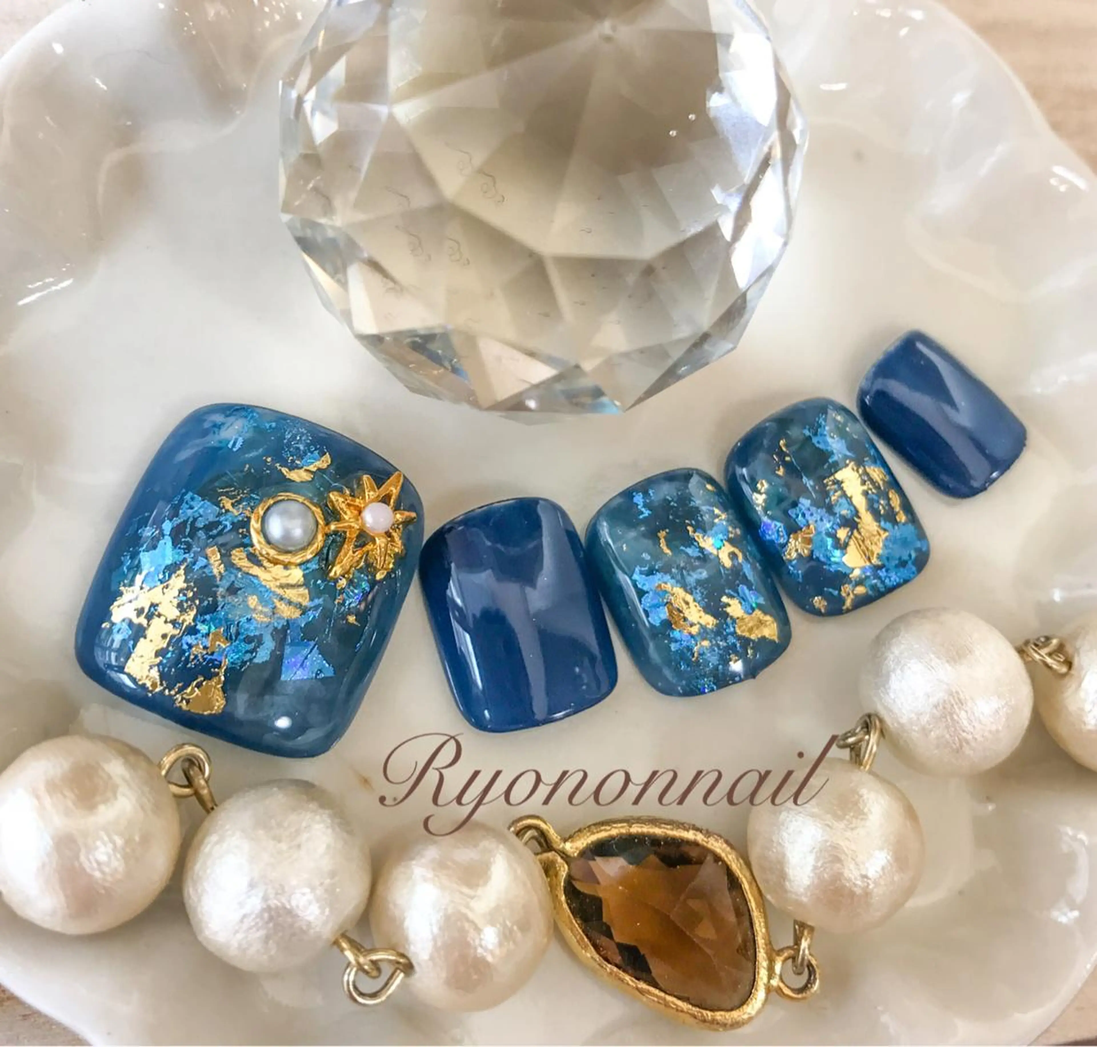 ネイル フットネイル ネイルチップ Ryononnail(リョノンネイル)所属・Ryononnail 上谷典子のネイルデザイン