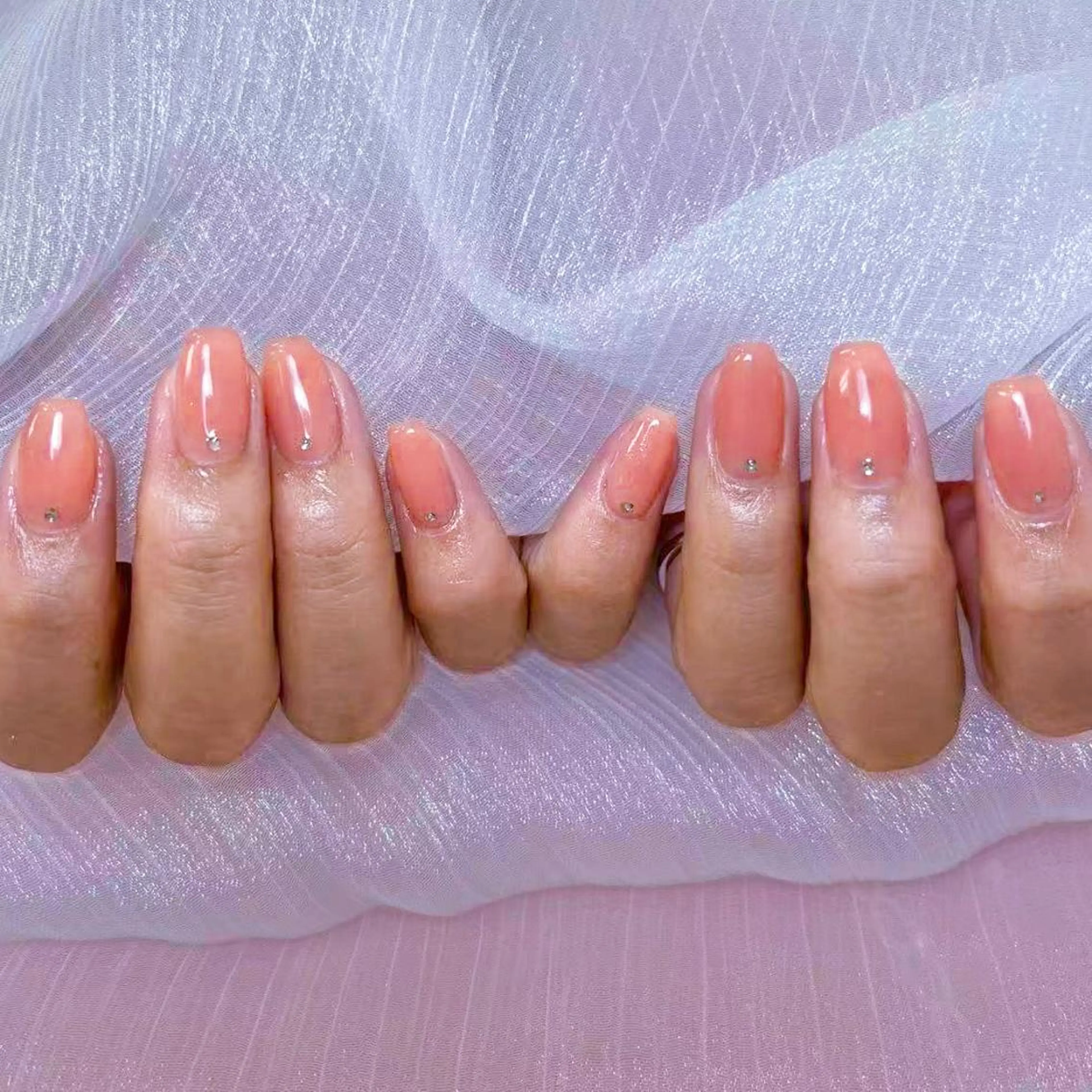 ネイル アートネイル オーロラネイル ガーリー キラキラネイル マグネットネイル ハンドネイル Diamond ✨のネイルデザイン