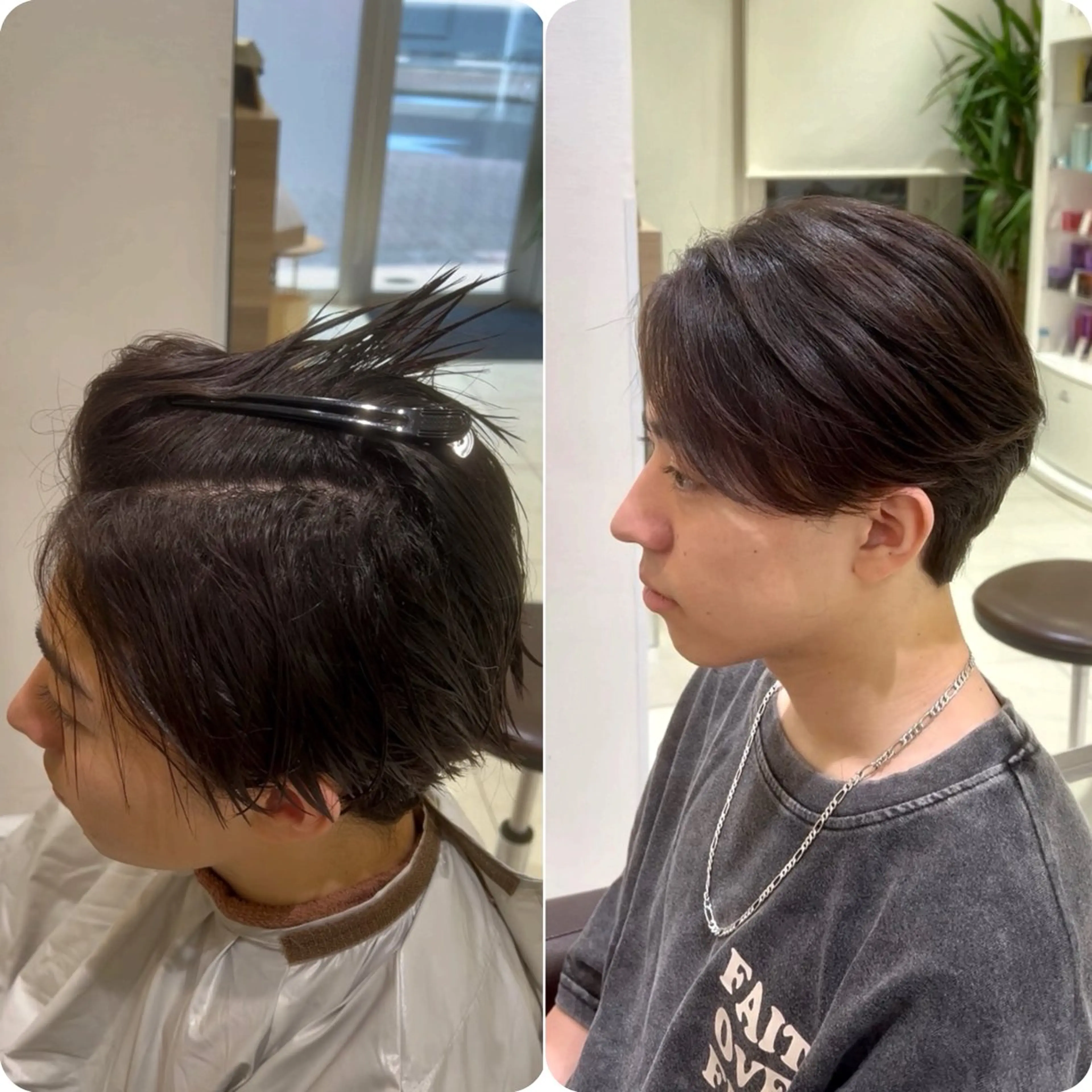 ショート メンズ カット 縮毛矯正 メンズ・曲がる縮毛矯 正/パーマ/土屋丈のヘアスタイル