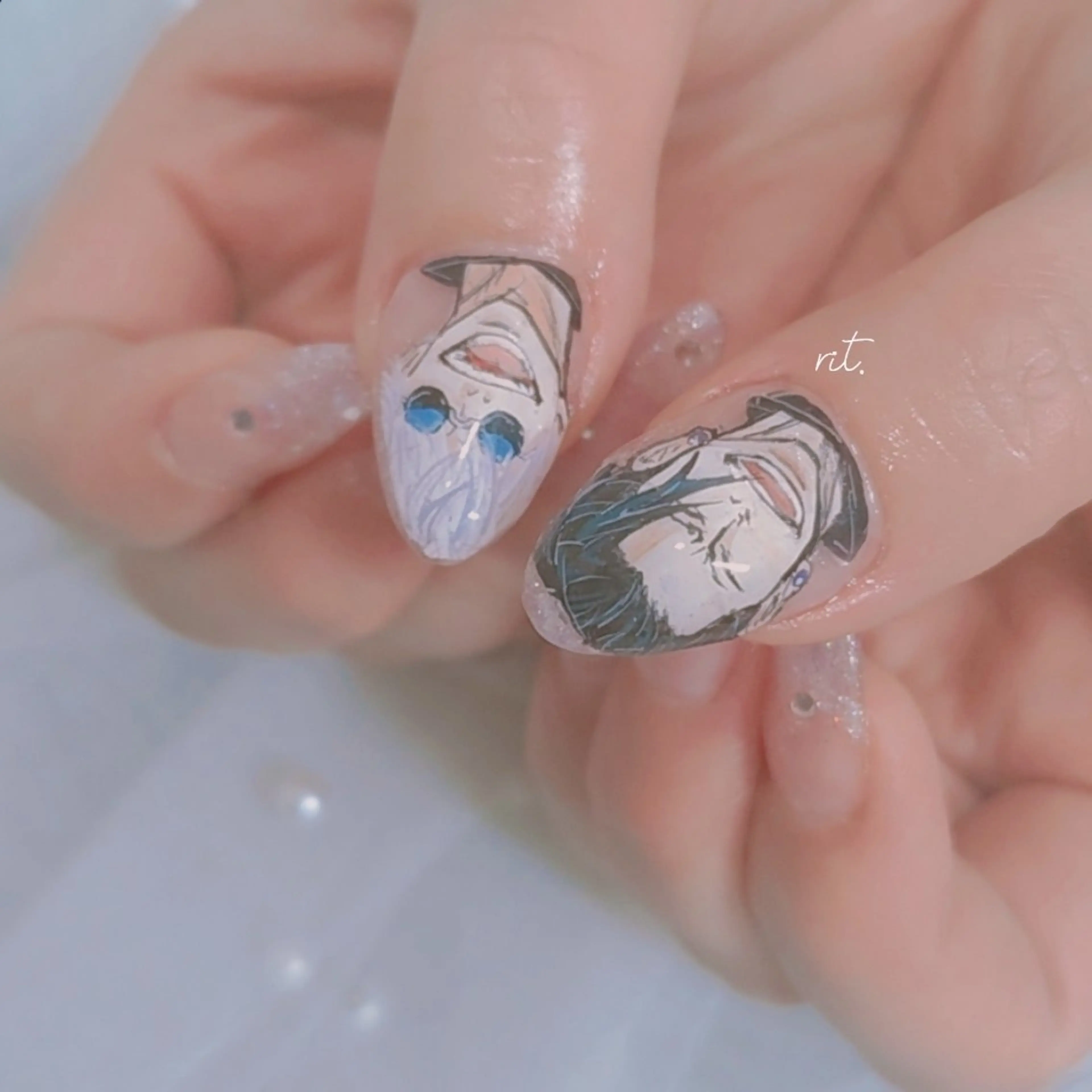 痛ネイル 2本コース💞【ジェル】の写真