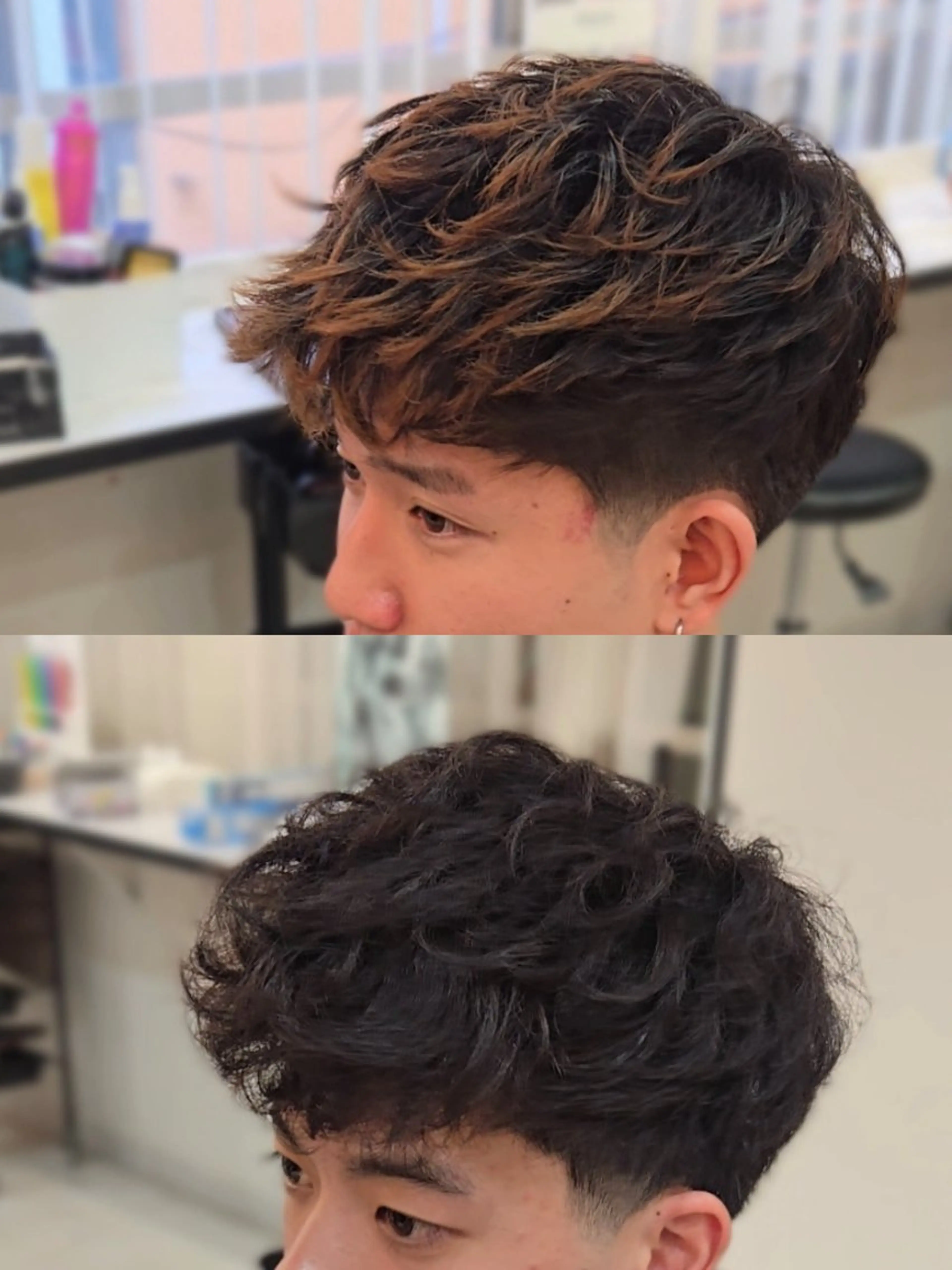 メンズ ショート パーマ メンズパーマ カット パーマ ヘアセット Lapis 名古屋駅前店所属・LEN名古屋/パーマ 海外ヘア/メンズ特化のヘアスタイル