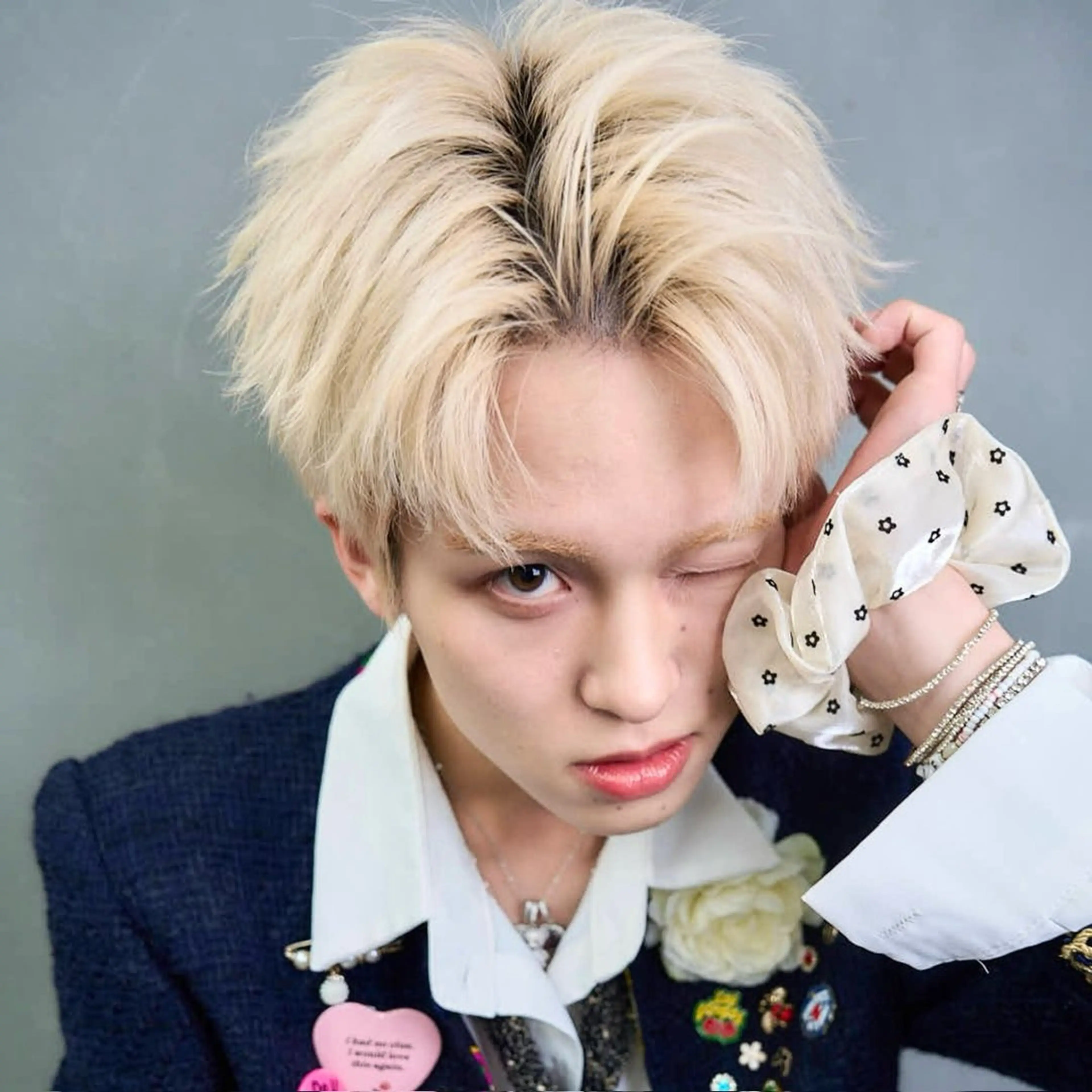 【2回目以降も使える🎊】メンズカット＋Wカラー＋2stepトリートメント🌱(ブリーチ/ハイライト/メッシュ)の写真