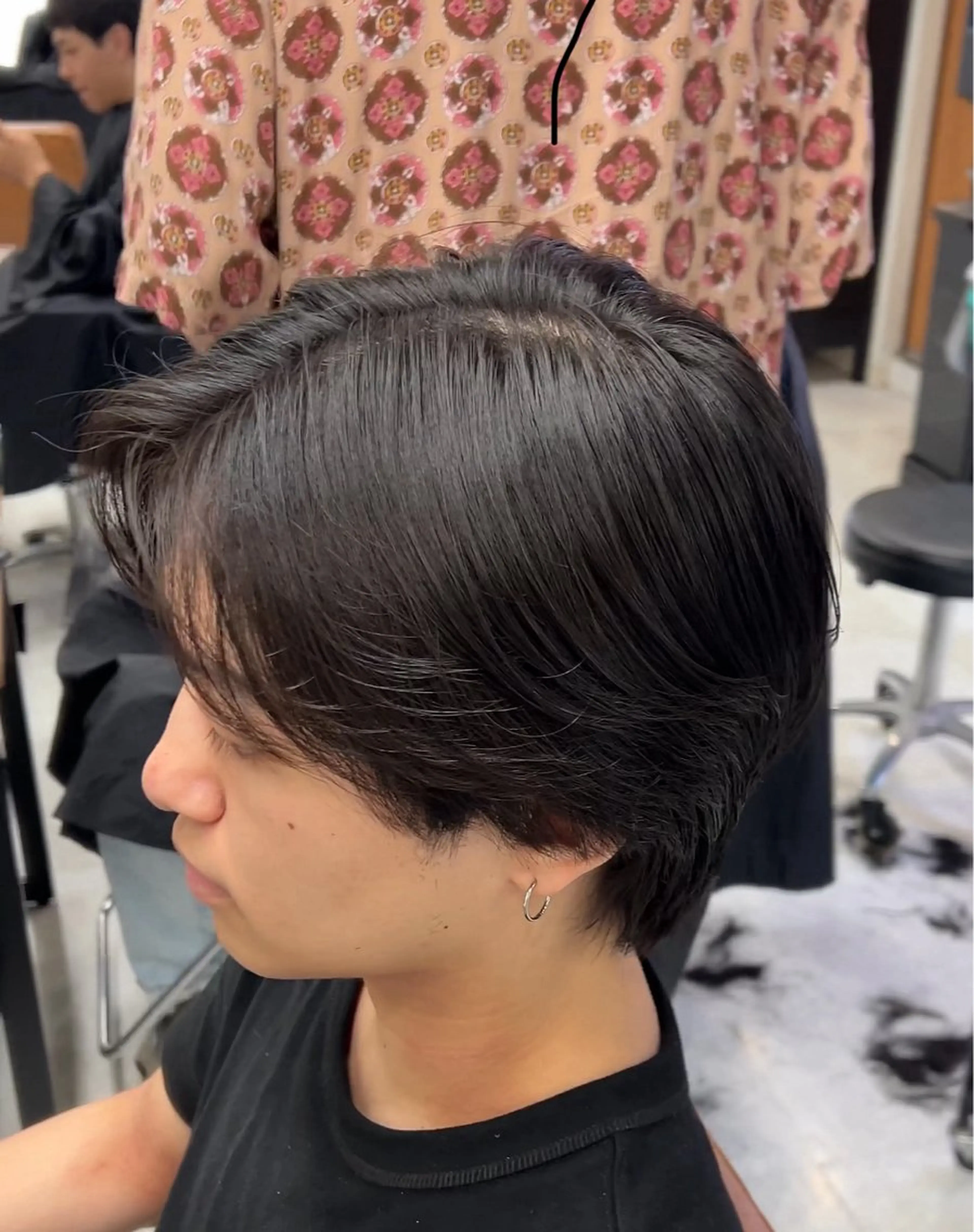 メンズ カット 縮毛矯正 トリートメント ヘッドスパ ヘアセット カズキ🌼曲がる縮毛 /くせ毛パーマのヘアスタイル