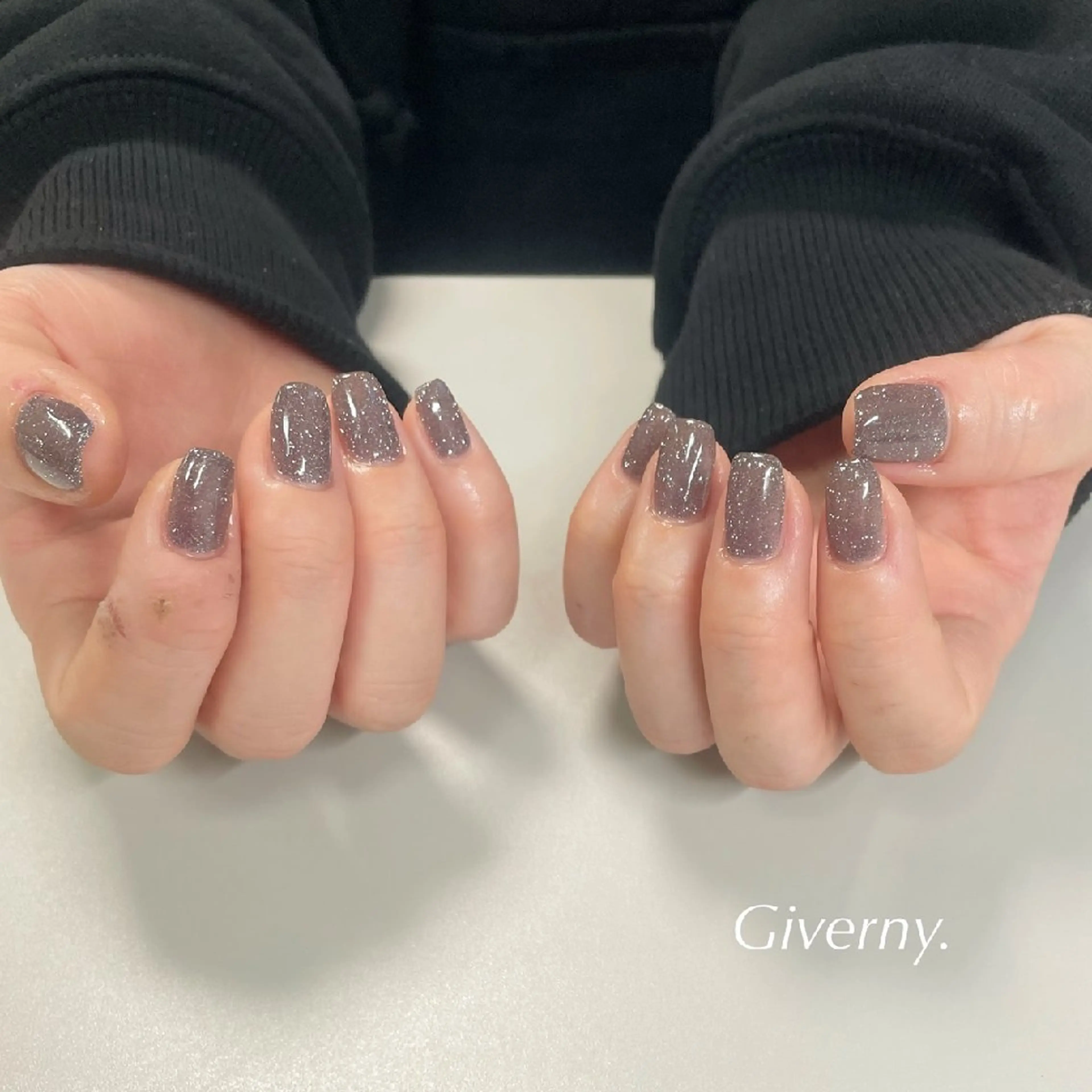 ネイル フラッシュネイル ハンドネイル Giverny .のネイルデザイン