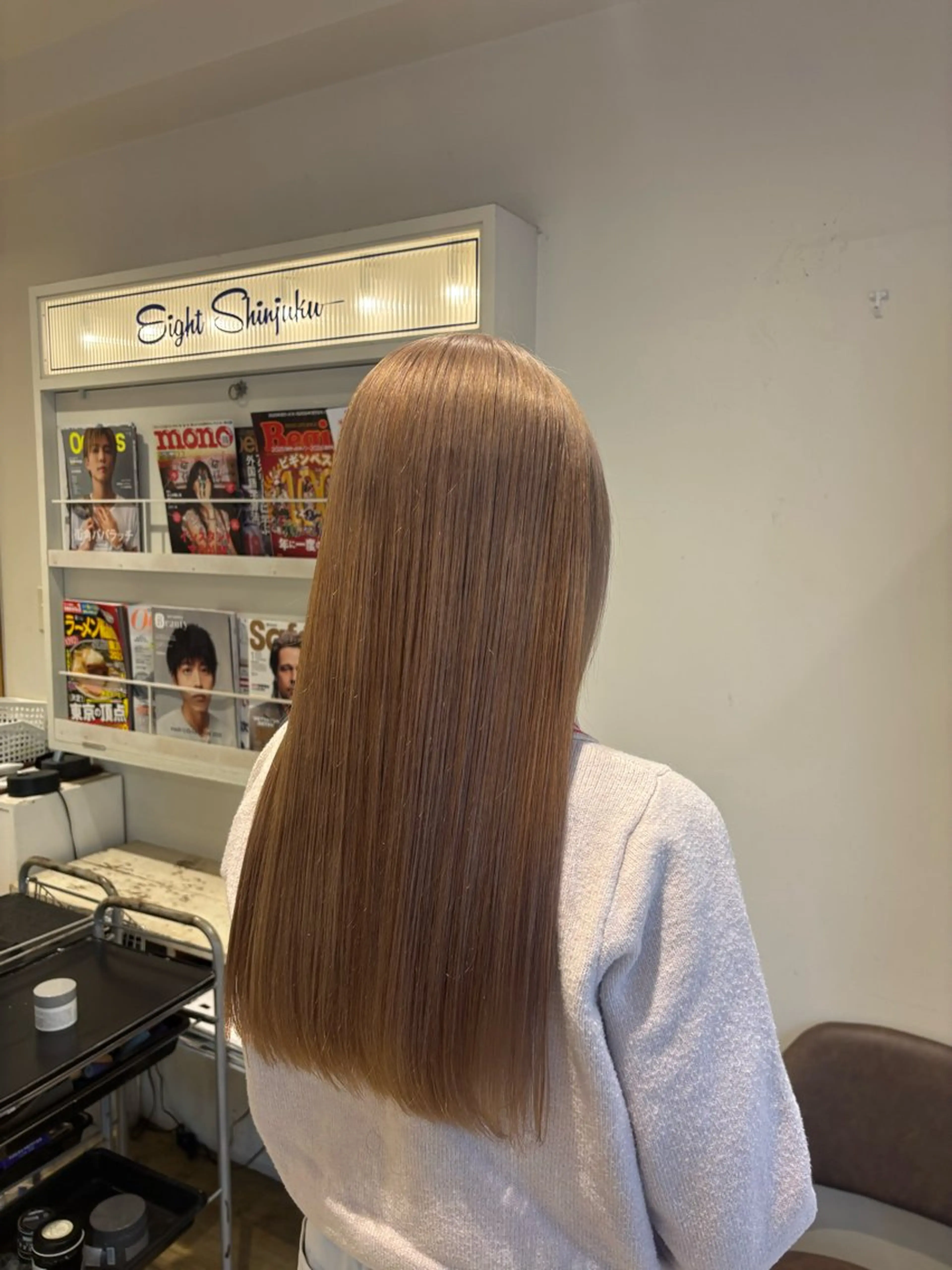 ロング カラー カット ヘアカラー トリートメント EIGHT新宿 新井彩斗のヘアスタイル