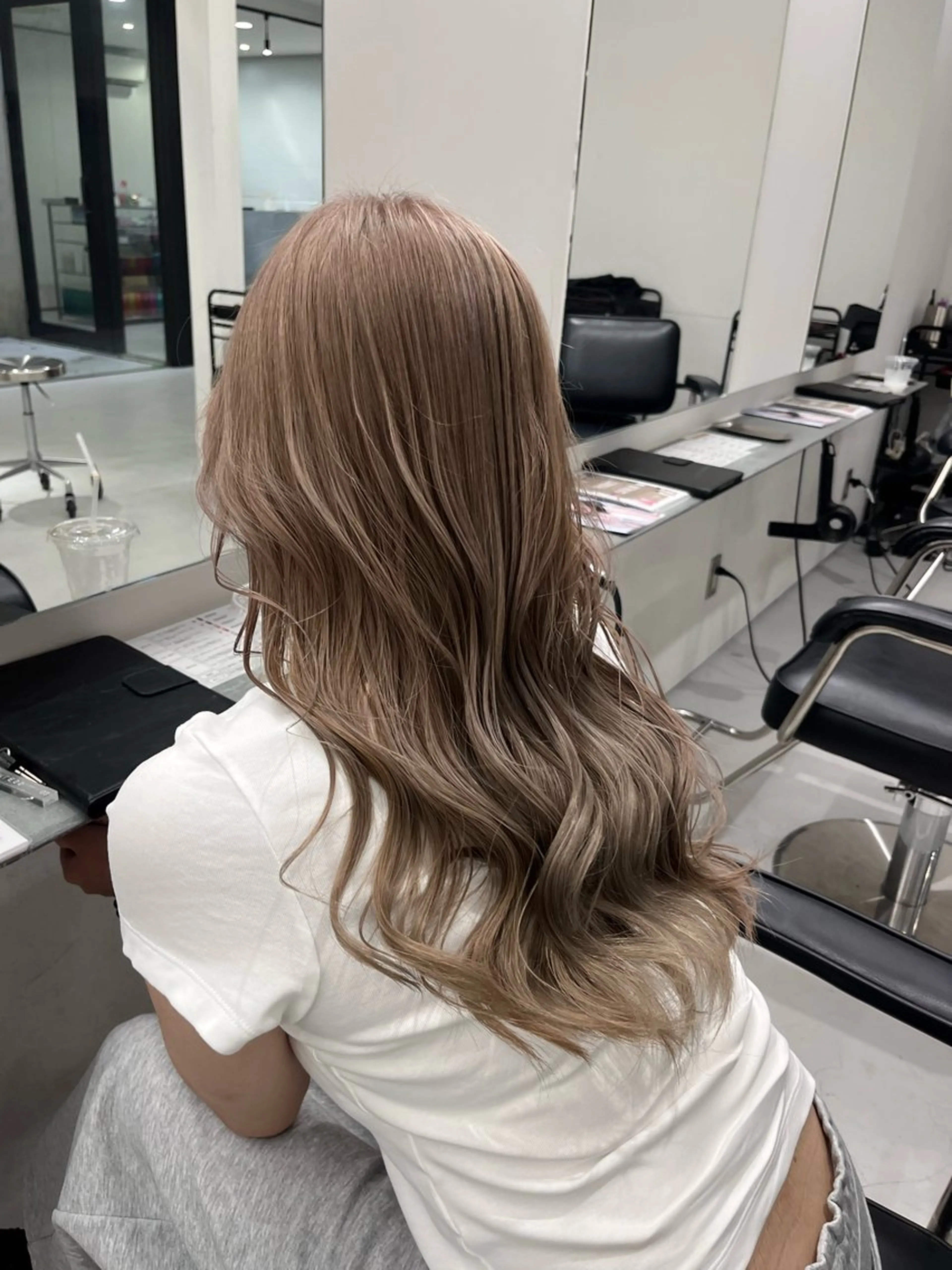 セミロング カラー ベージュカラー/ 新潟/万代/なお🎀のヘアスタイル