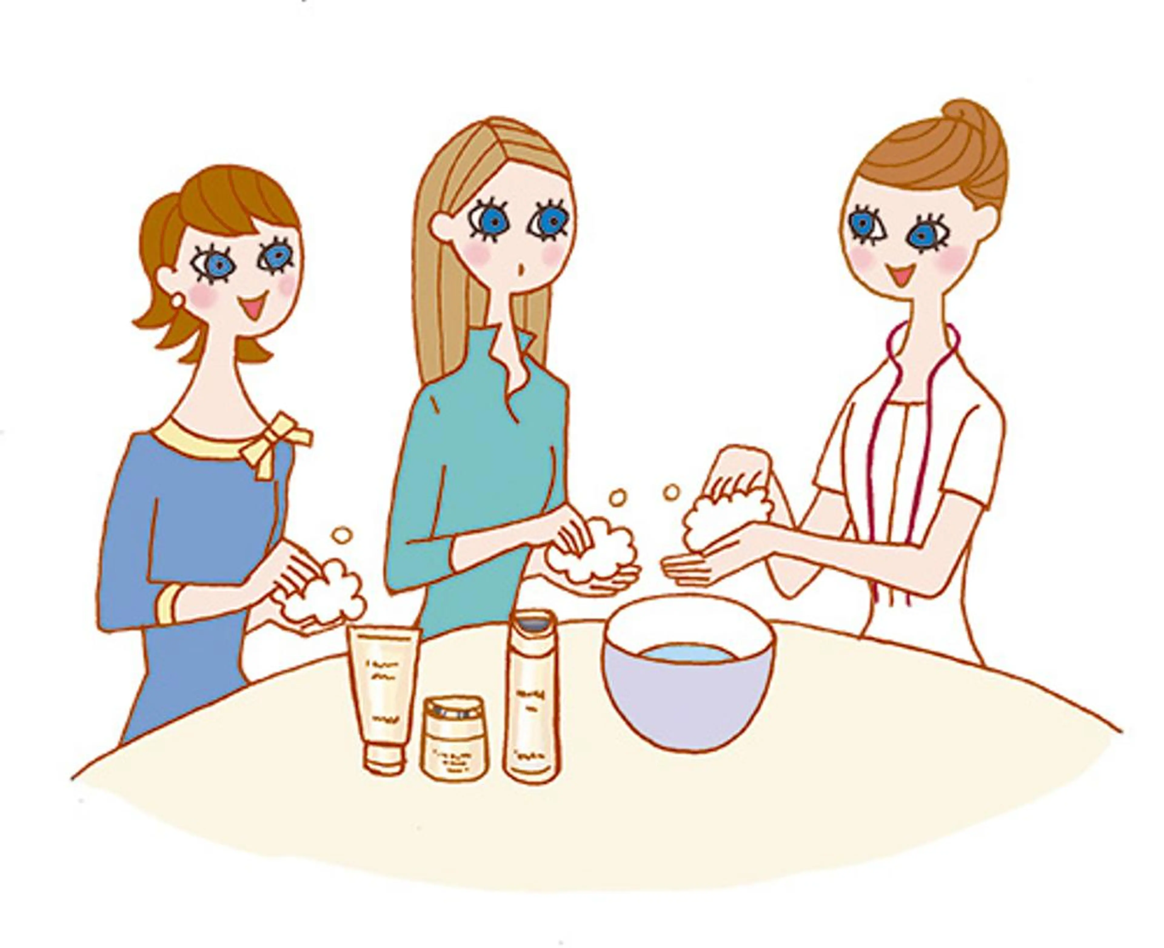 スキンケアレッスンの写真