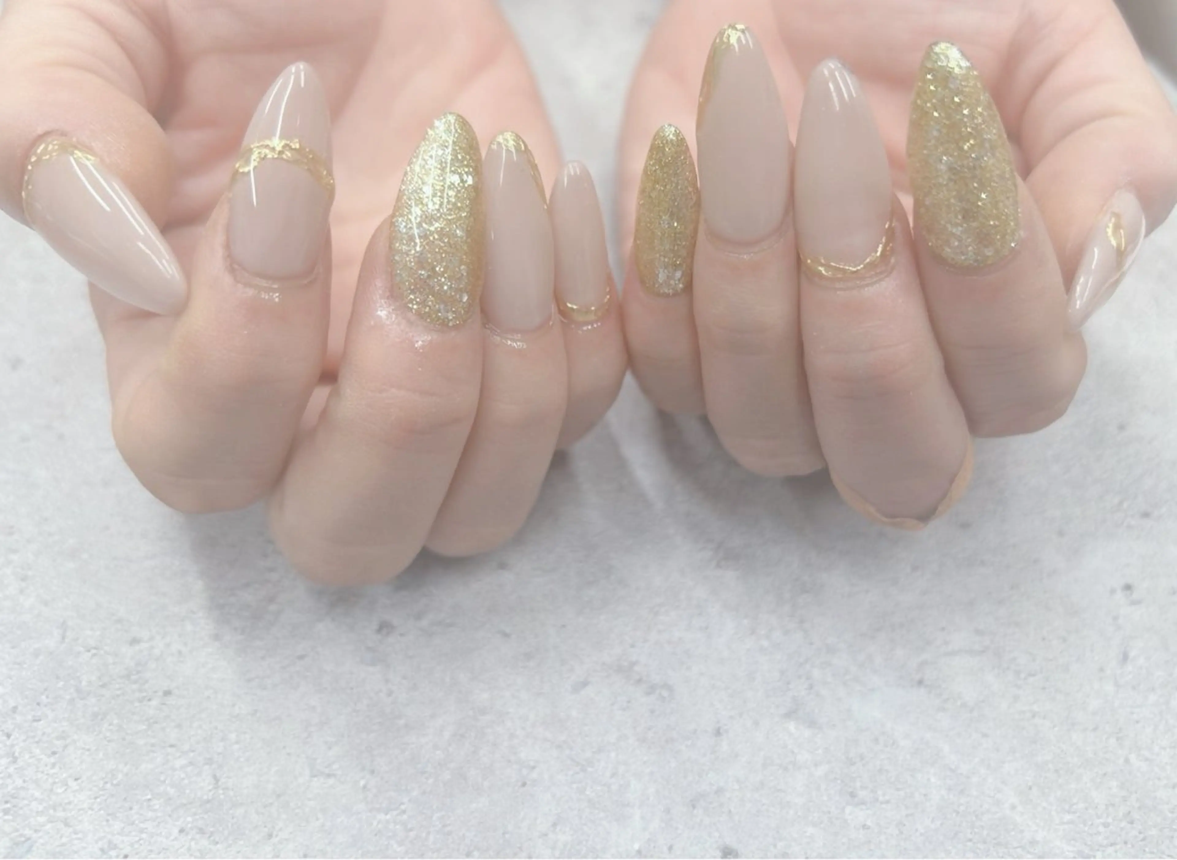 ネイル ミラーネイル ハンドネイル Nail Salon agré所属・agré ネイルサロン　アグレのネイルデザイン