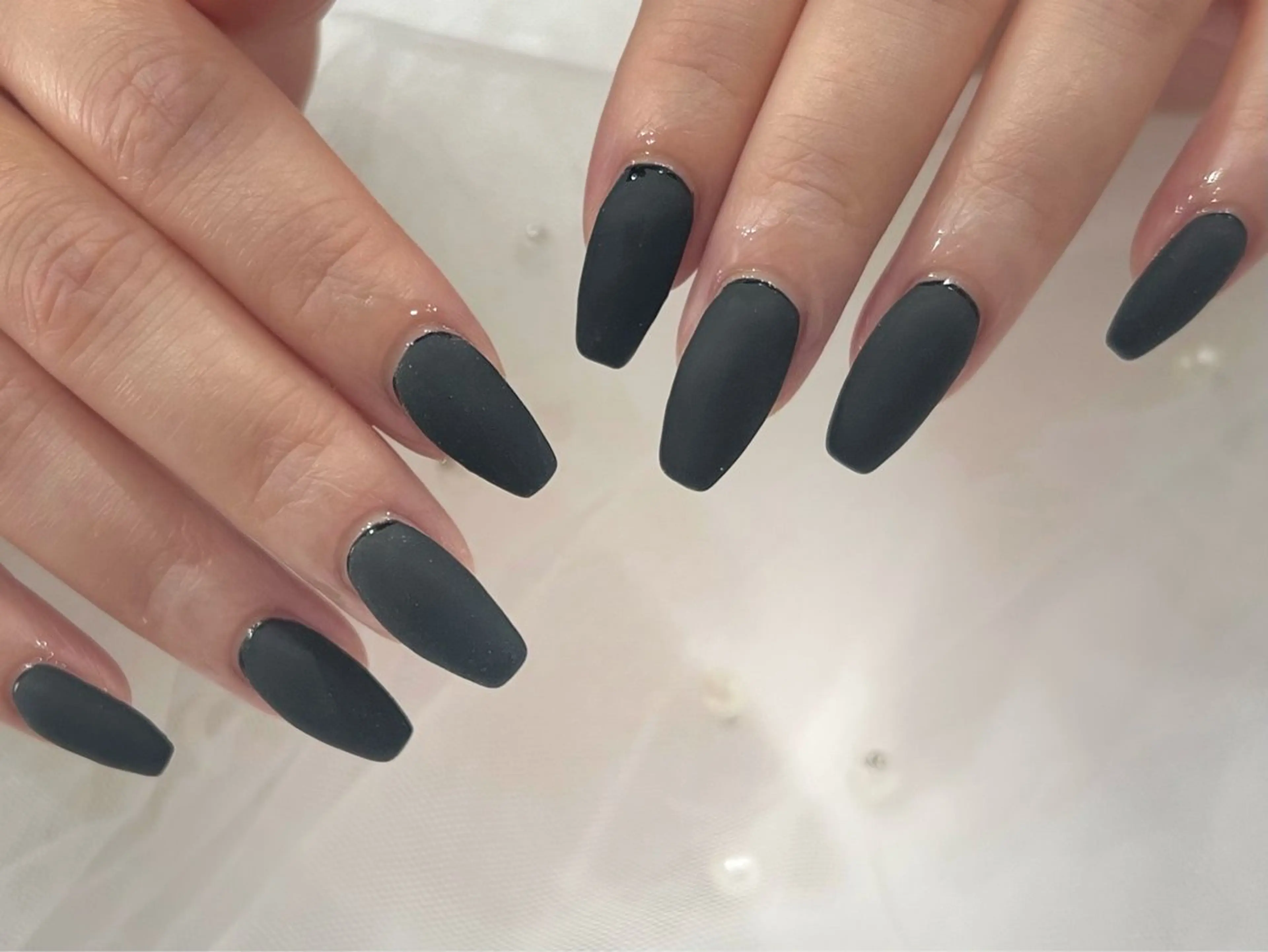 ネイル マットネイル ワンカラーネイル 🧡Shine船橋 鳴海🧡のネイルデザイン