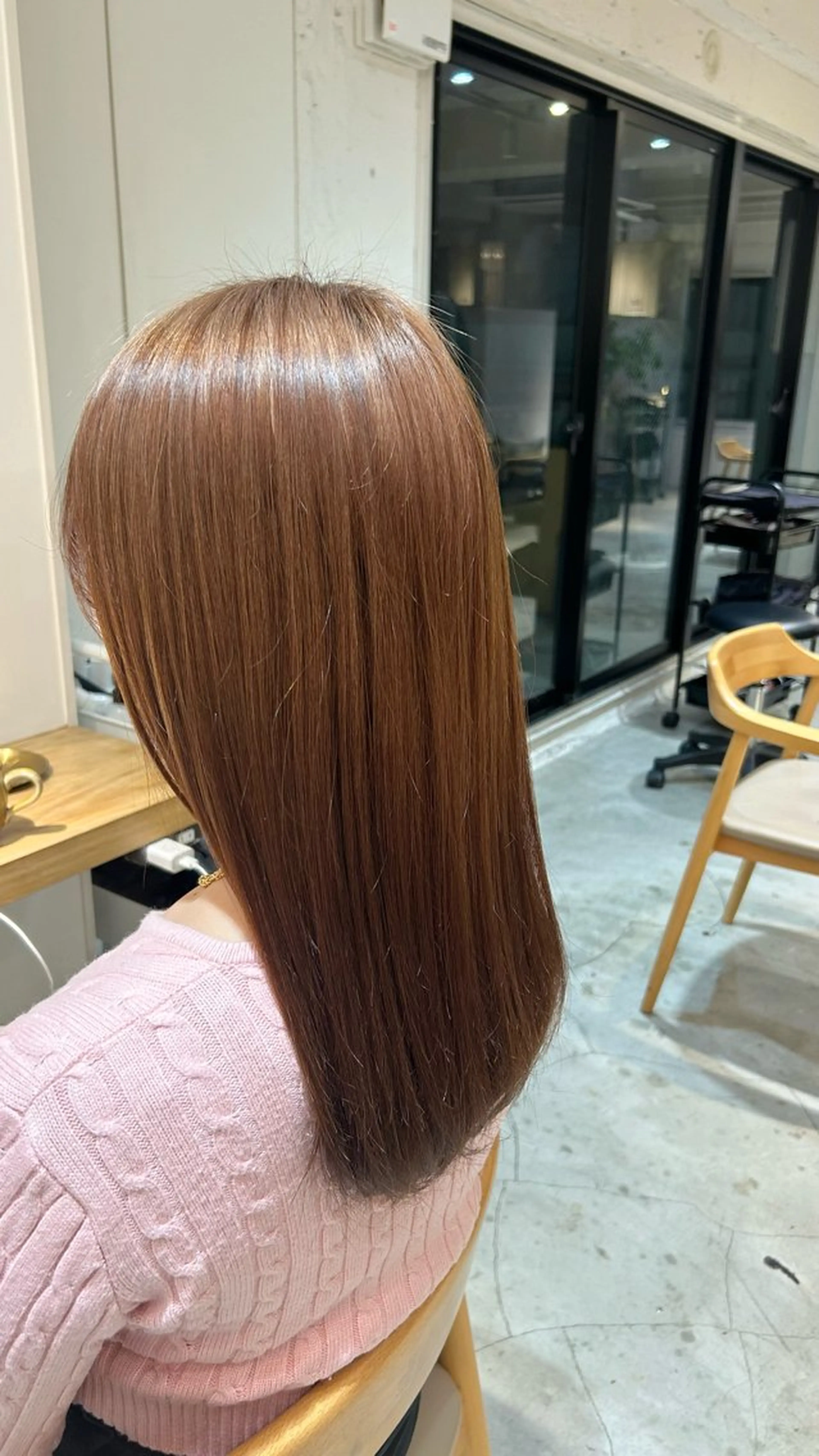 セミロング ヘアカラー トリートメント 💖竹島 遥楓💖のヘアスタイル