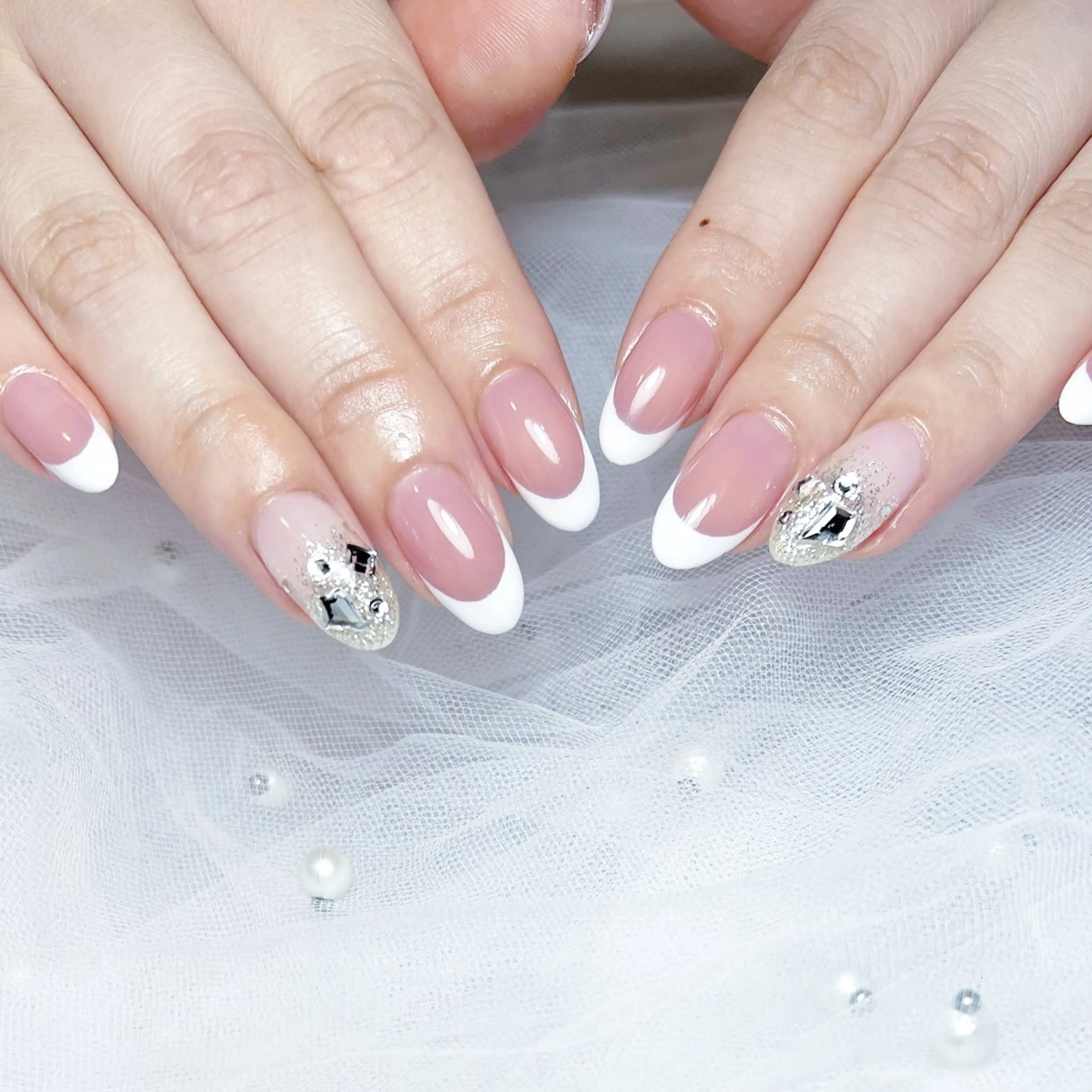 フレンチネイル(スカルプ長さ出し1​〜​10本)の写真