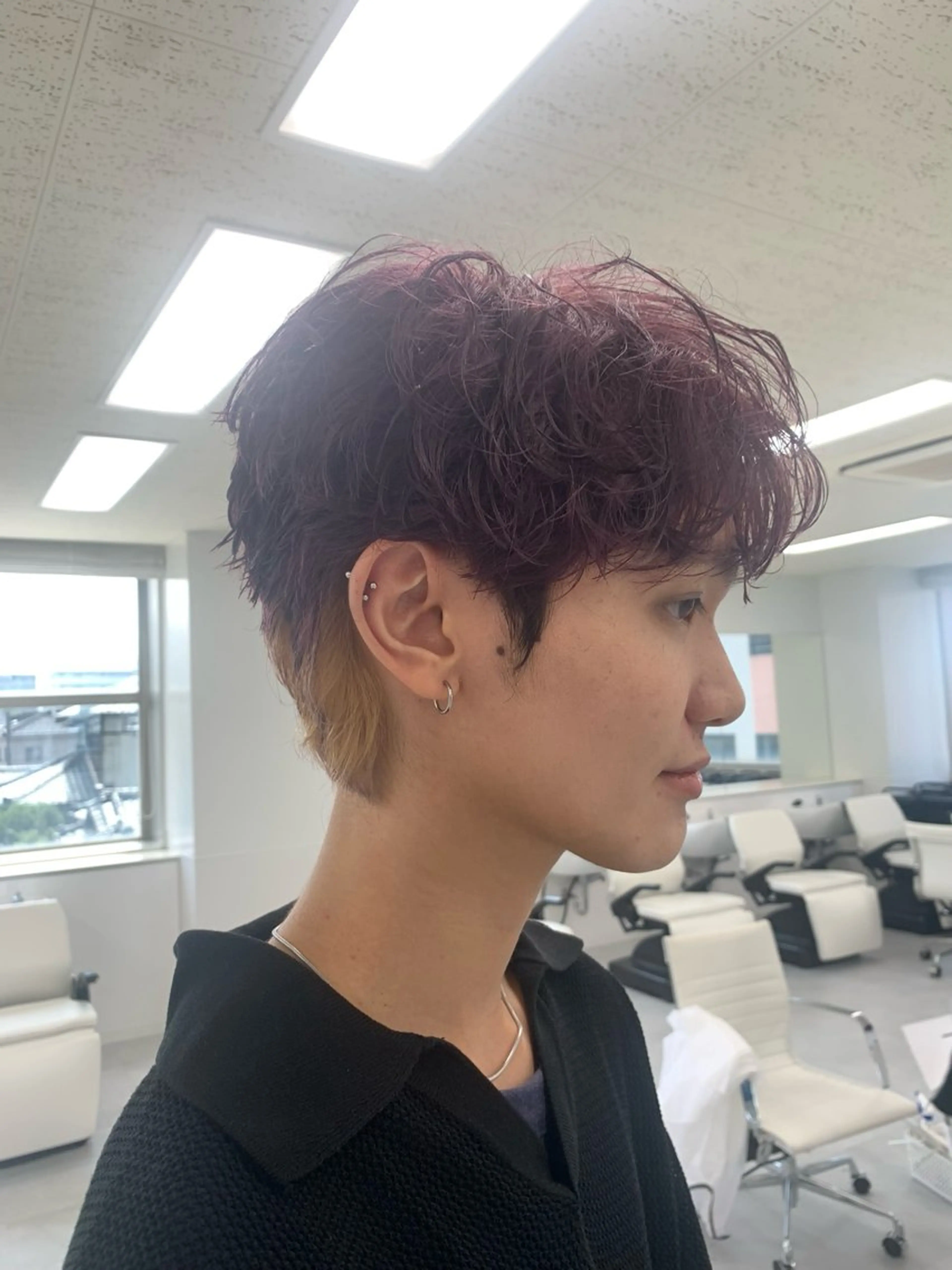 ミディアム メンズ メンズ韓国風 韓国風ヘア カット ヘアセット メンズ特化／韓国風 /江戸谷大晴のヘアスタイル