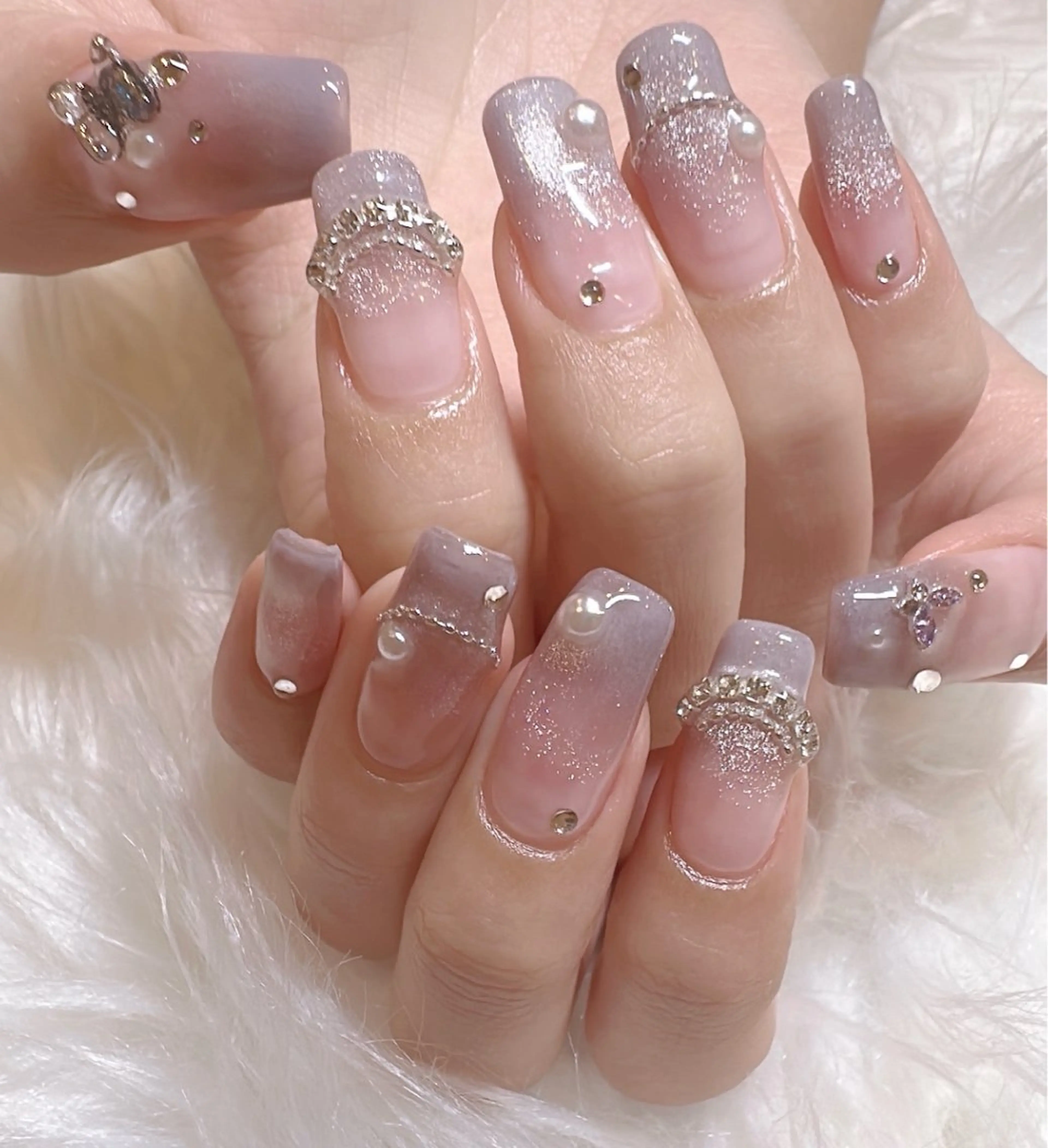 ネイル 持ち込み キュート ネイルのネイルデザイン