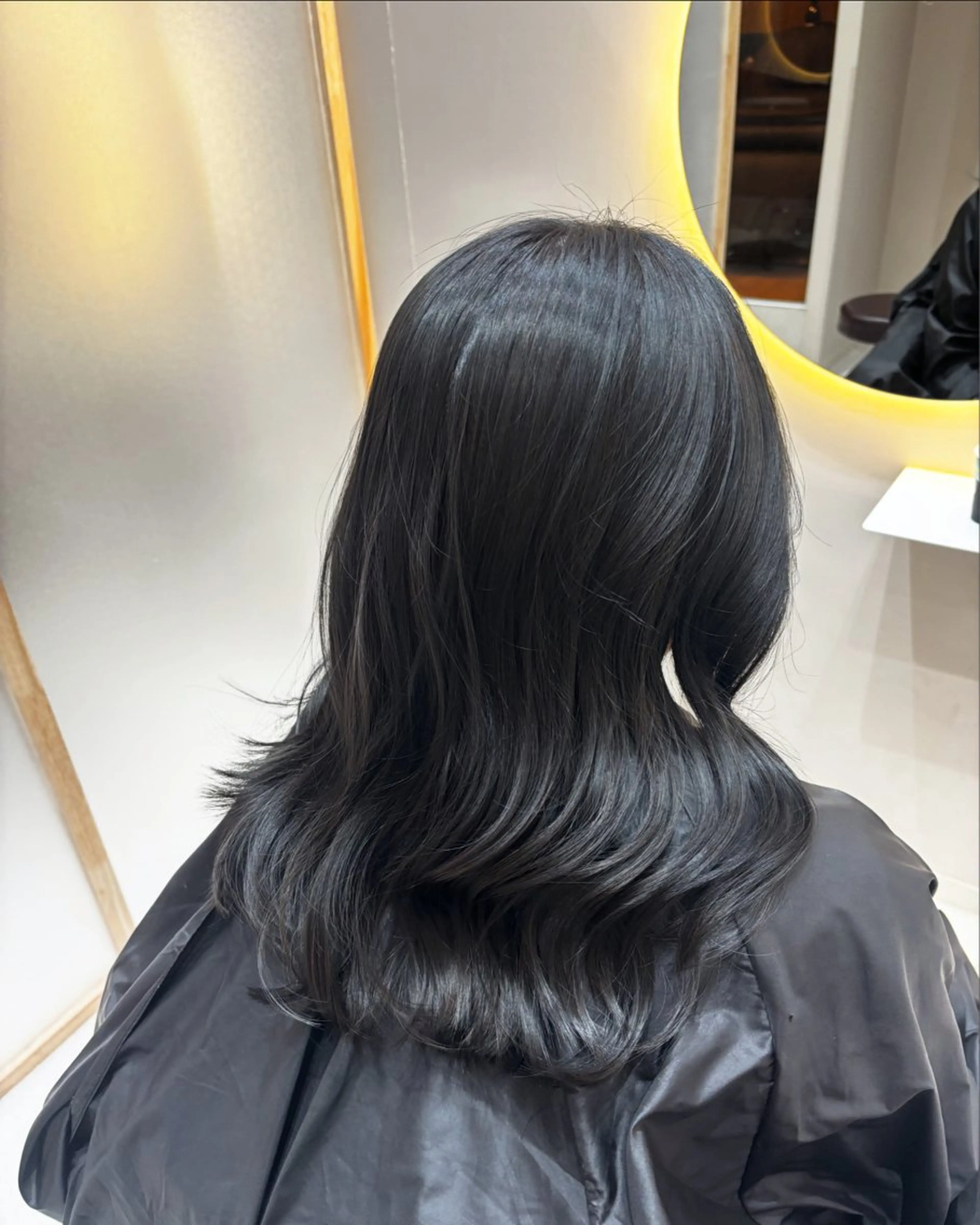 セミロング カット ヘアカラー トリートメント 韓国レイヤーカット/ 🩶HARUKA🩶のヘアスタイル