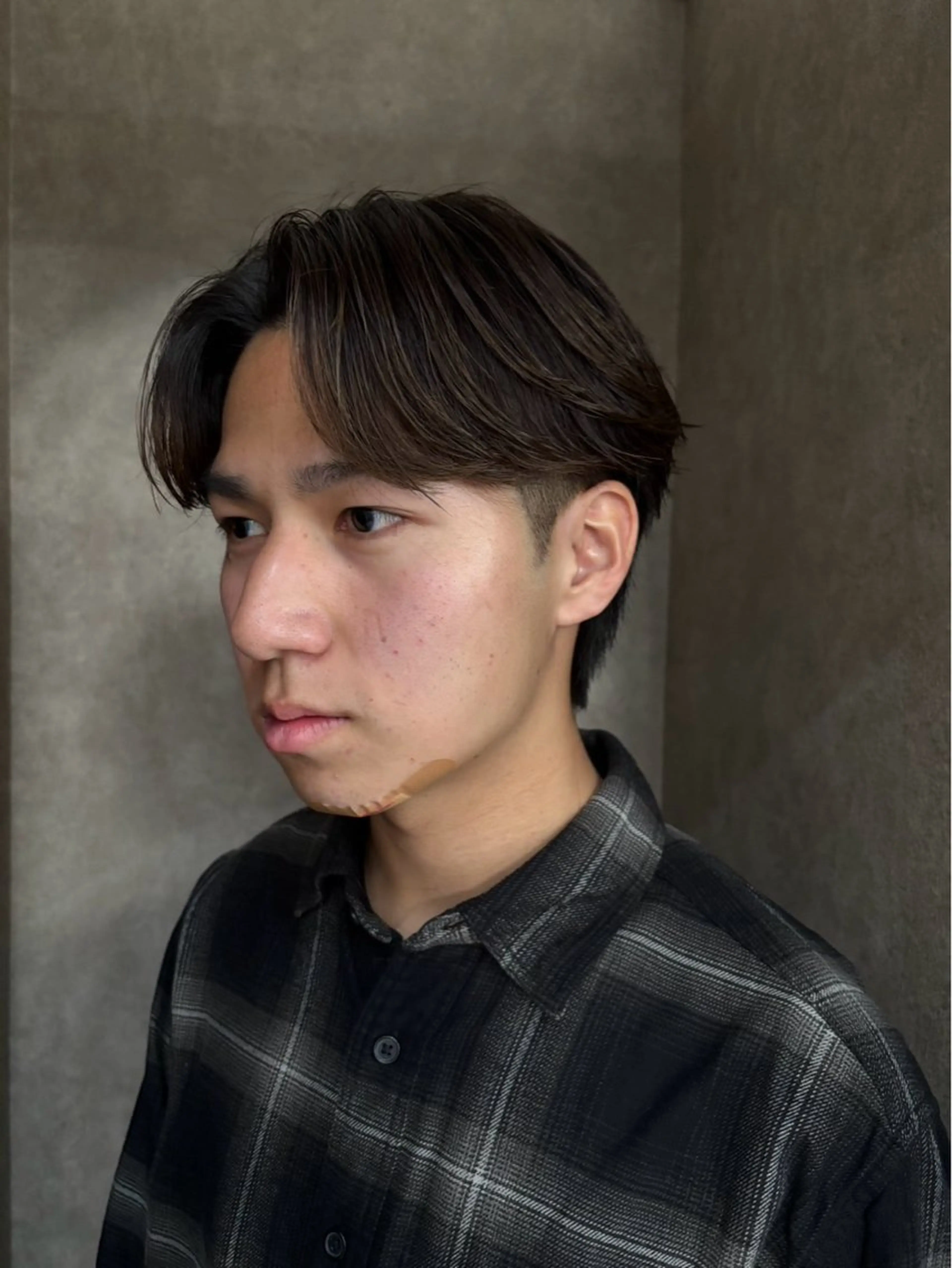 メンズ センターパート メンズカット/ 嶋本敬心のヘアスタイル