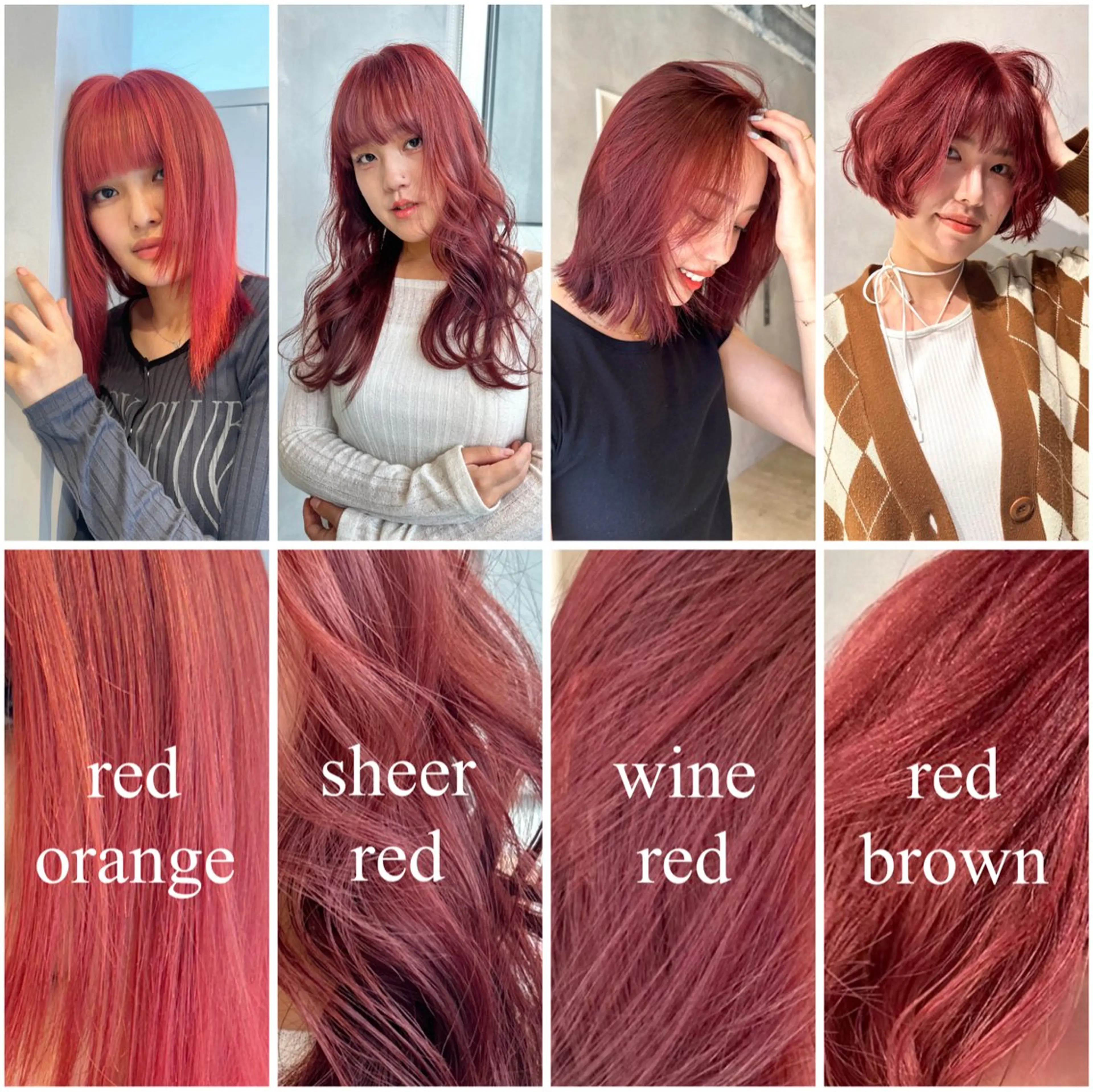 カラー ブリーチ ハイトーンカラー ブリーチなしカラー レッドカラー ハイトーン/ショート /akane🐰♥️のヘアスタイル