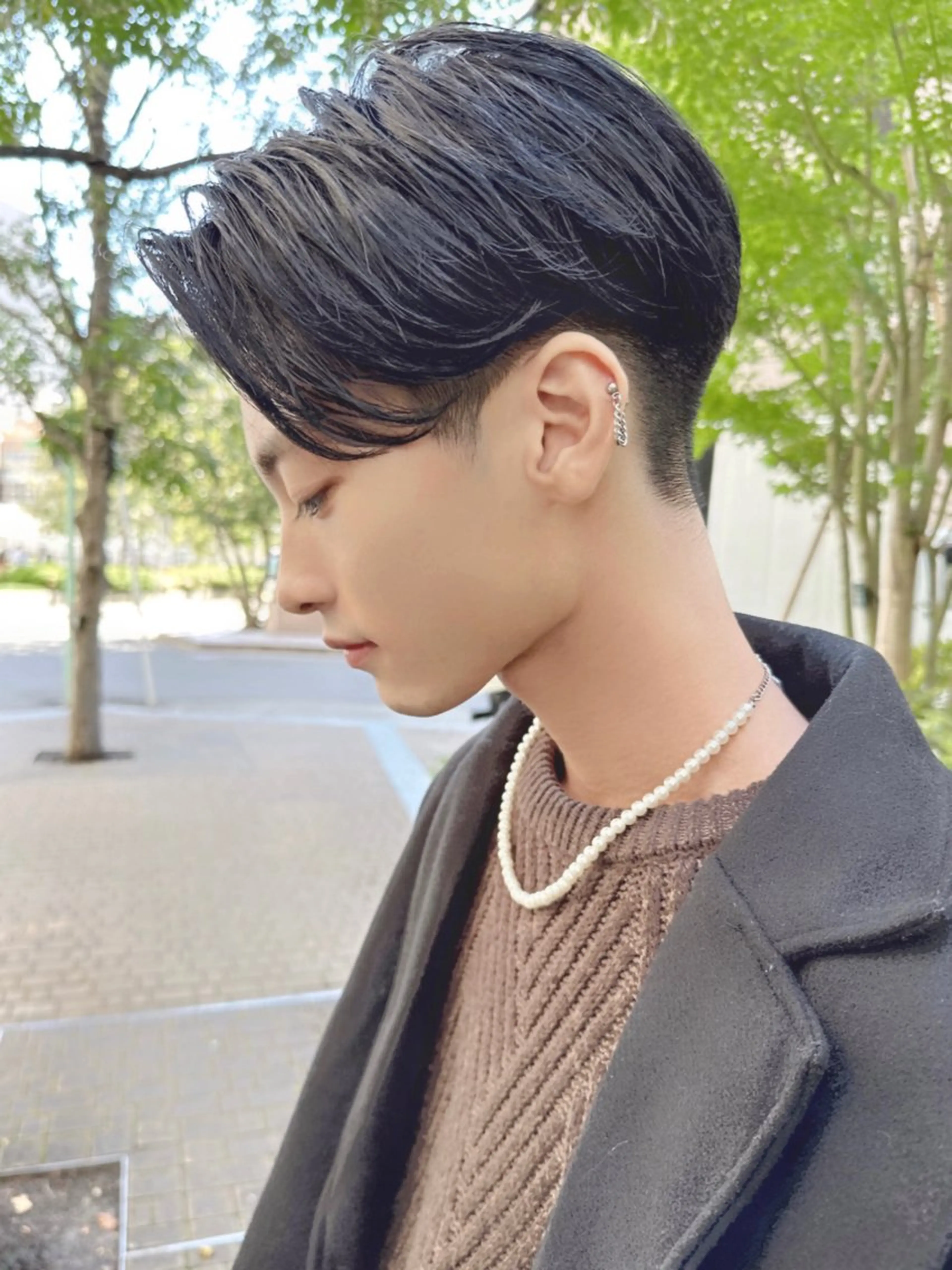 ミディアム カット パーマ トリートメント パーマ職人⭐ KAZUのヘアスタイル