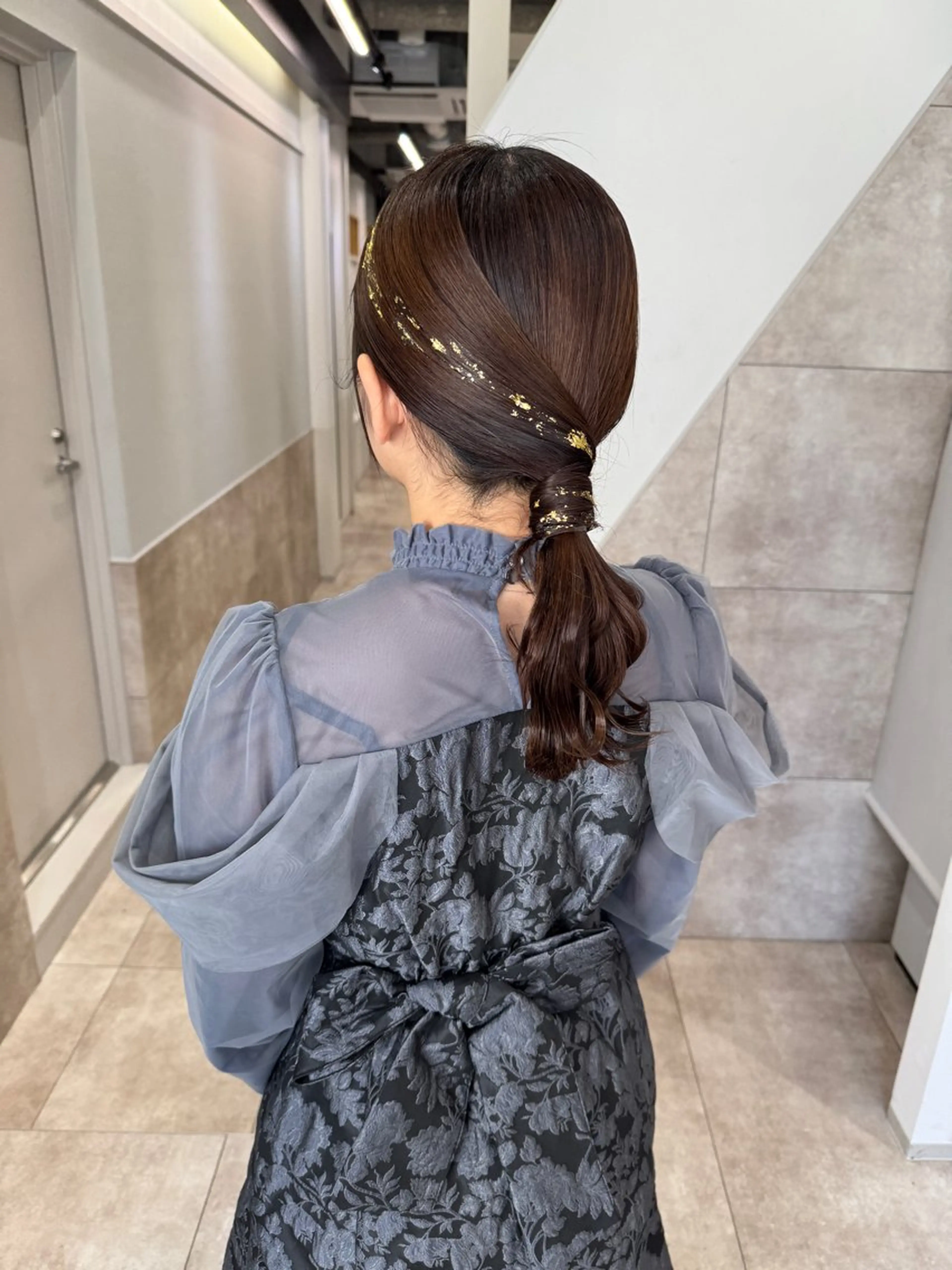 セミロング ヘアセット GO TODAY SHAiRE SALON 広島店所属・三輪 恭平のヘアスタイル