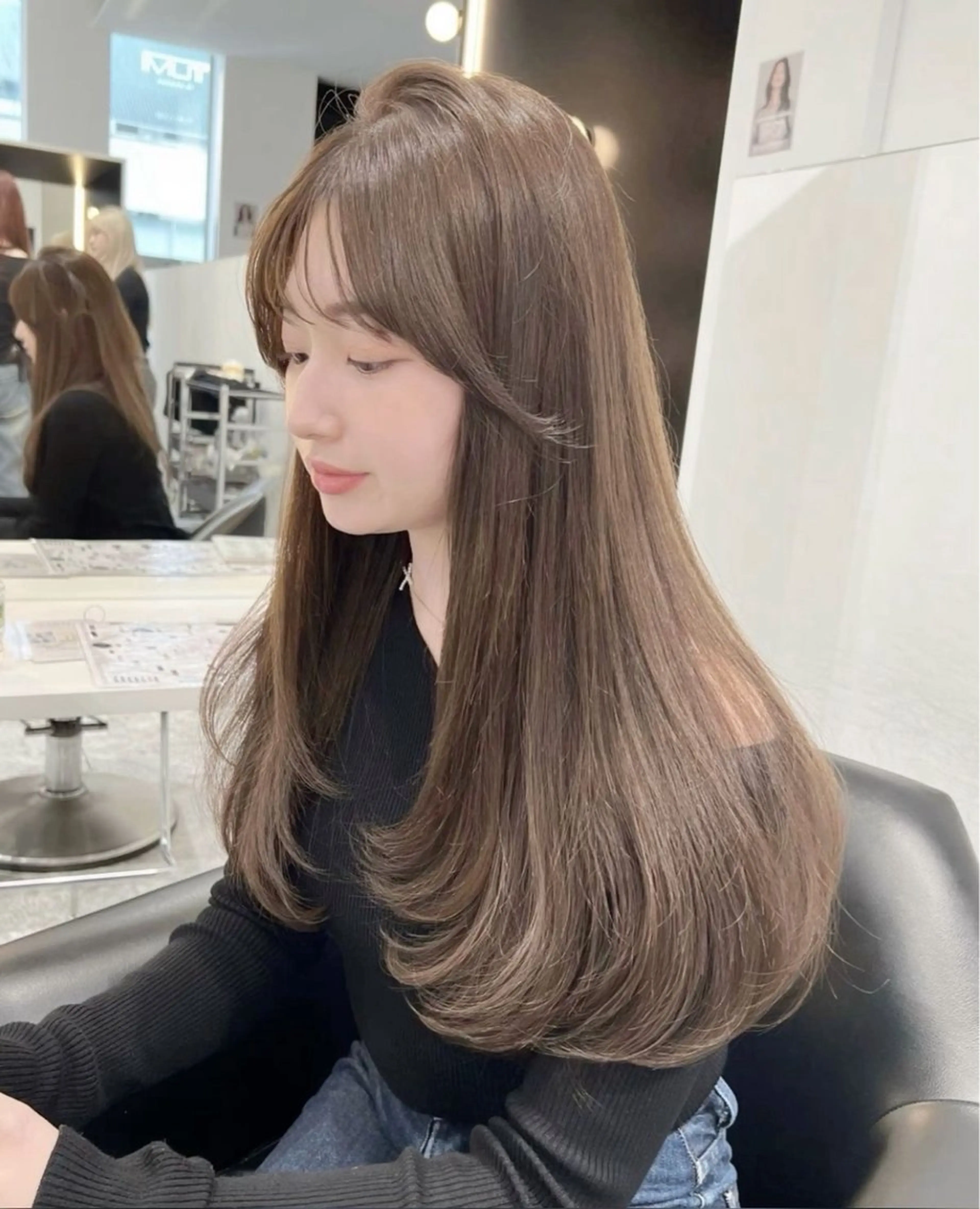 ロング おしゃれボブ/暖色 カラー🧶いろはのヘアスタイル