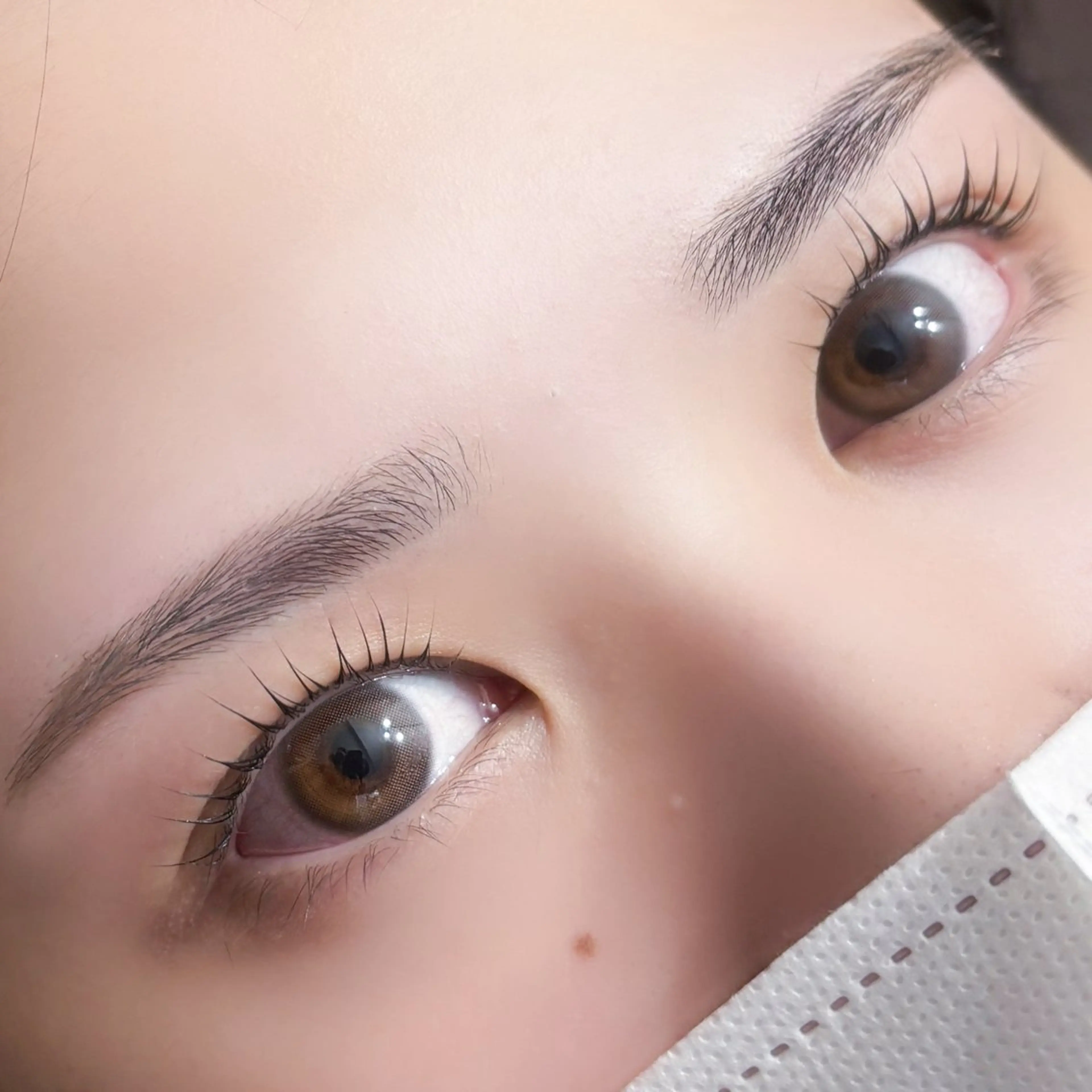 アイブロウ 眉毛ワックス脱毛 Nabi/ Rikuのマツエク・マツパデザイン