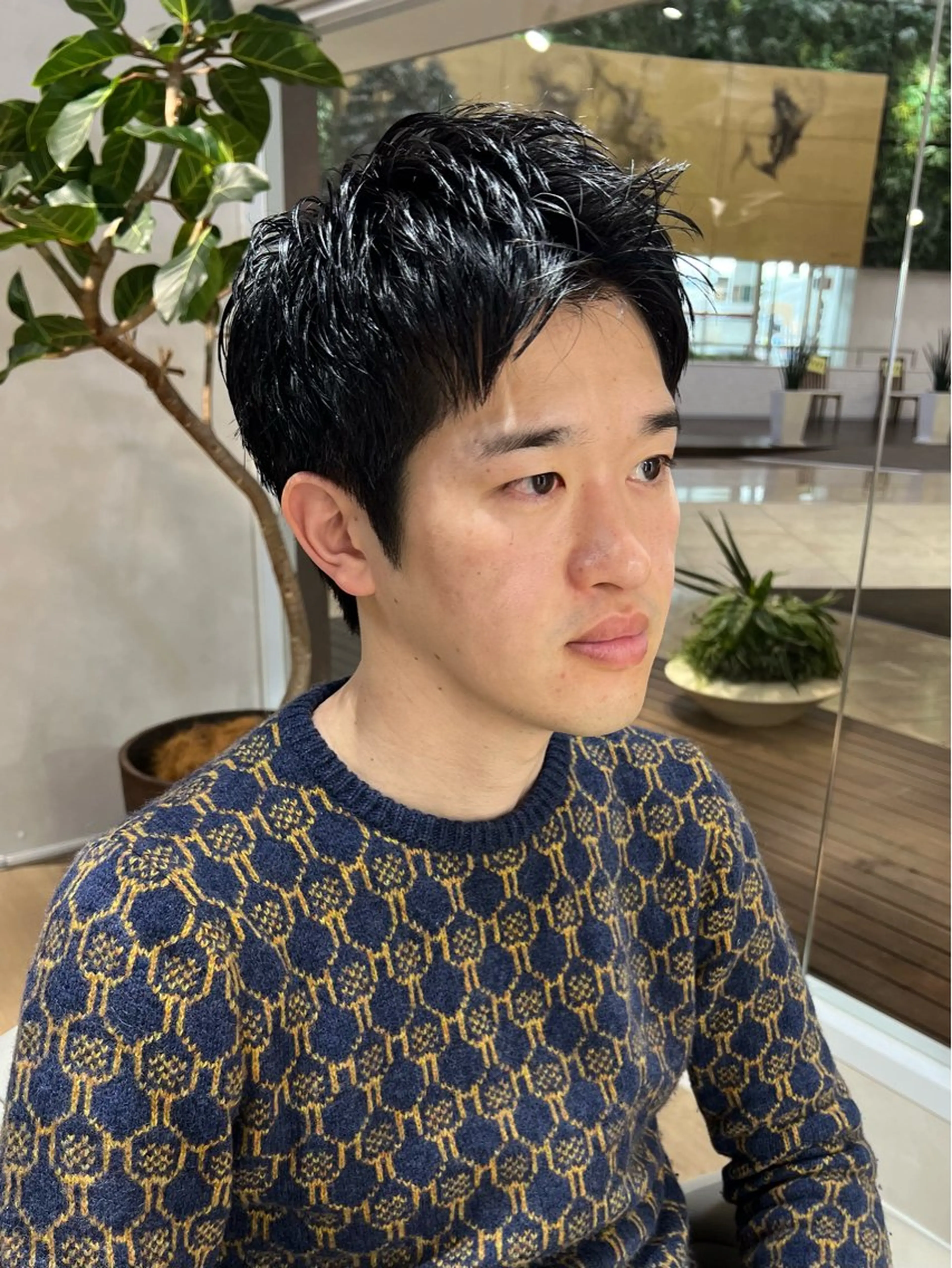 ショート メンズ カット unopulir Vamos店所属・梅田茶屋町メンズ 専門美容師 山元一平のヘアスタイル