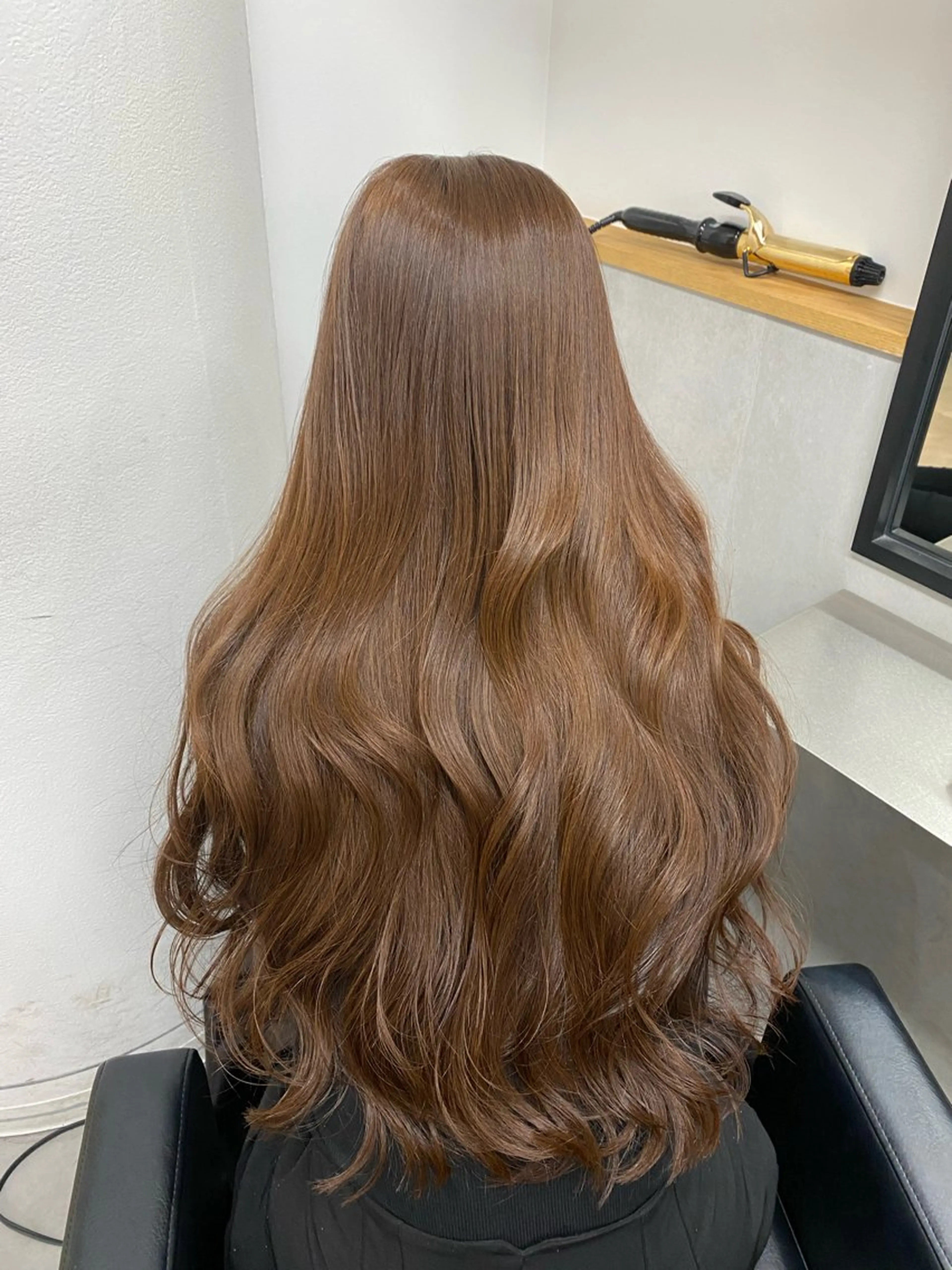 ロング カラー ブリーチ ダブルカラー ブリーチなしカラー ちえみ/ ボブ・ショート募集中のヘアスタイル