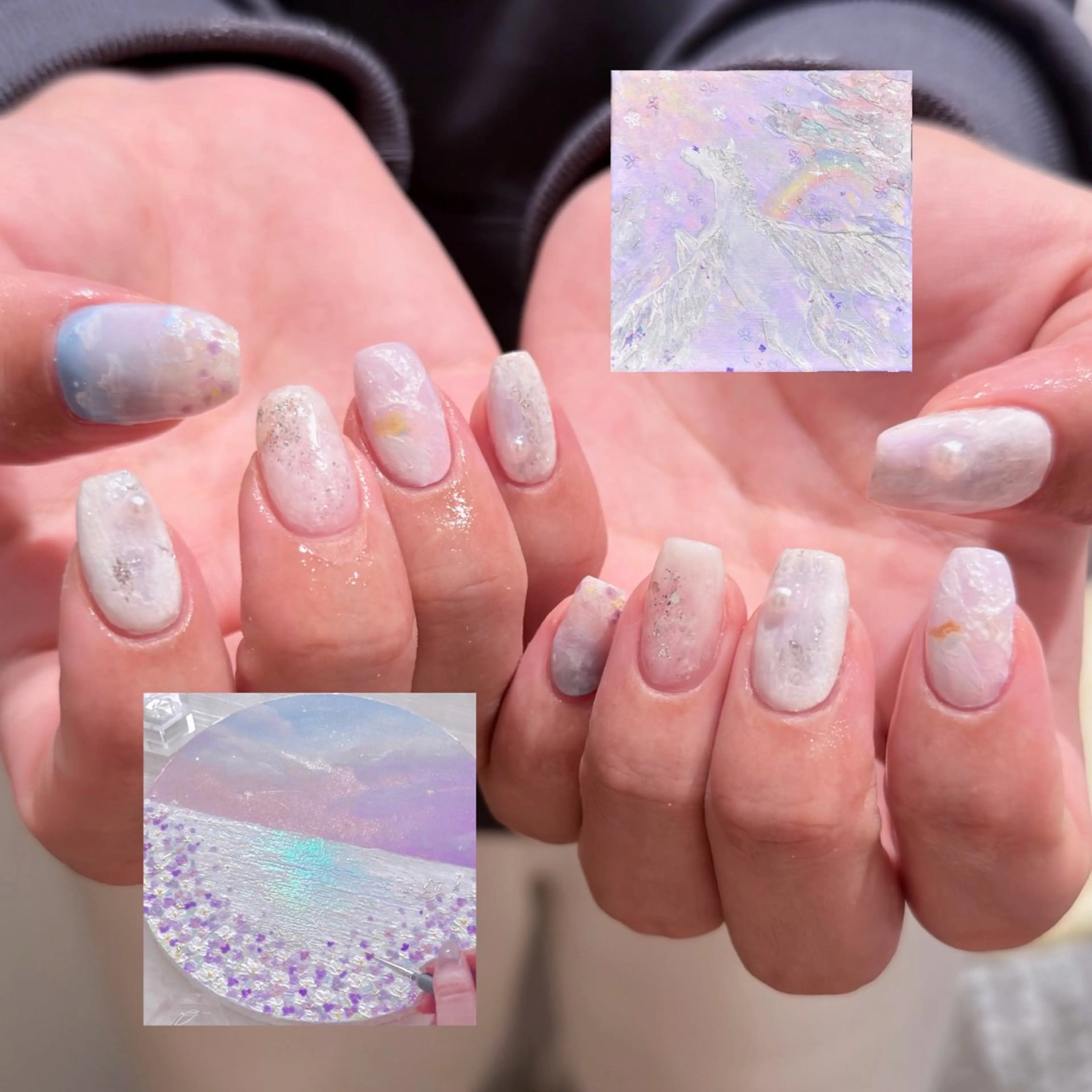 ネイル ハンドネイル 🎀 Hiyubi._.nail 🫧所属・🎀フェイ フェイ🫧💗のネイルデザイン