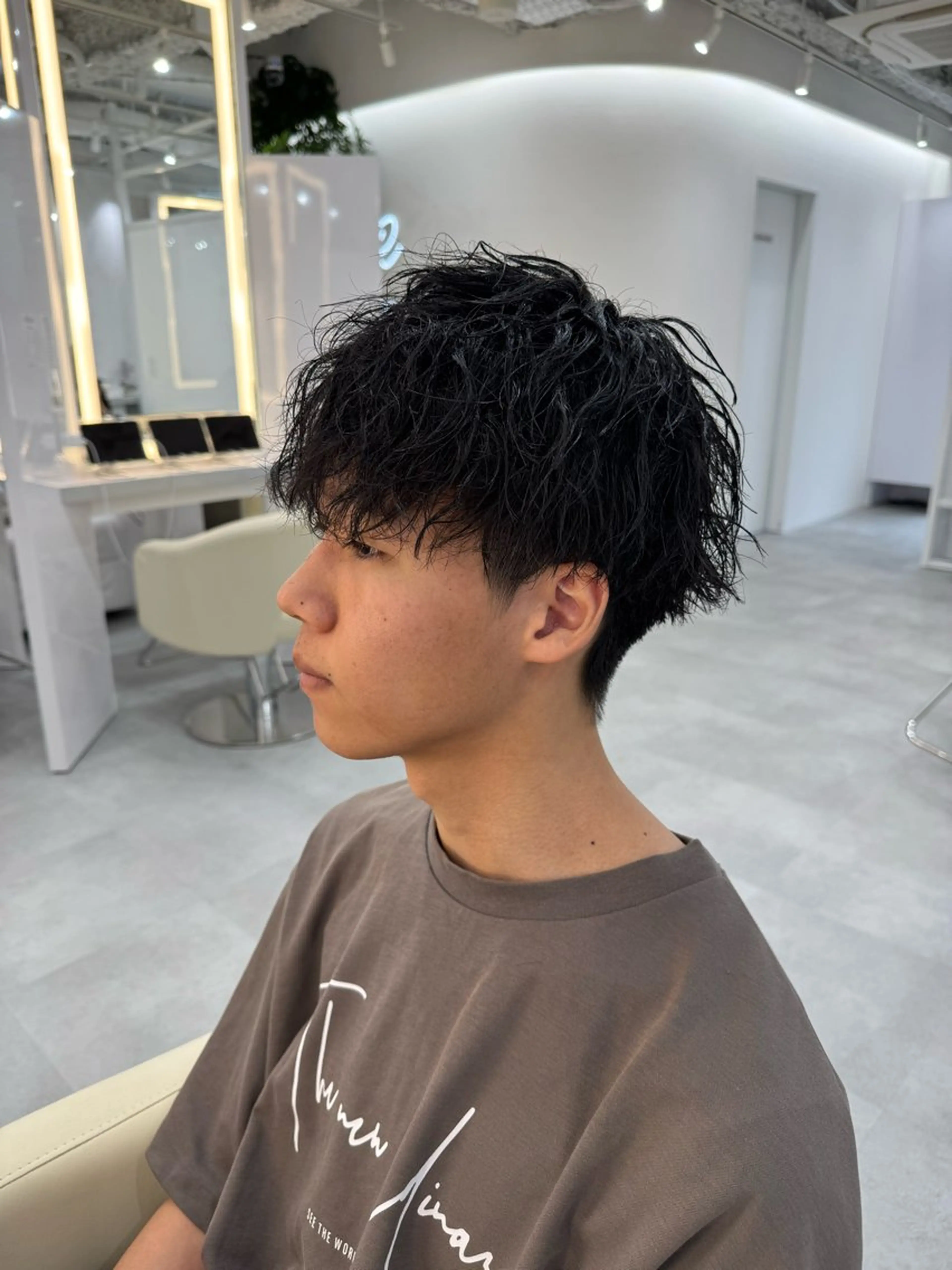 メンズ パーマ 山下 光太郎のヘアスタイル