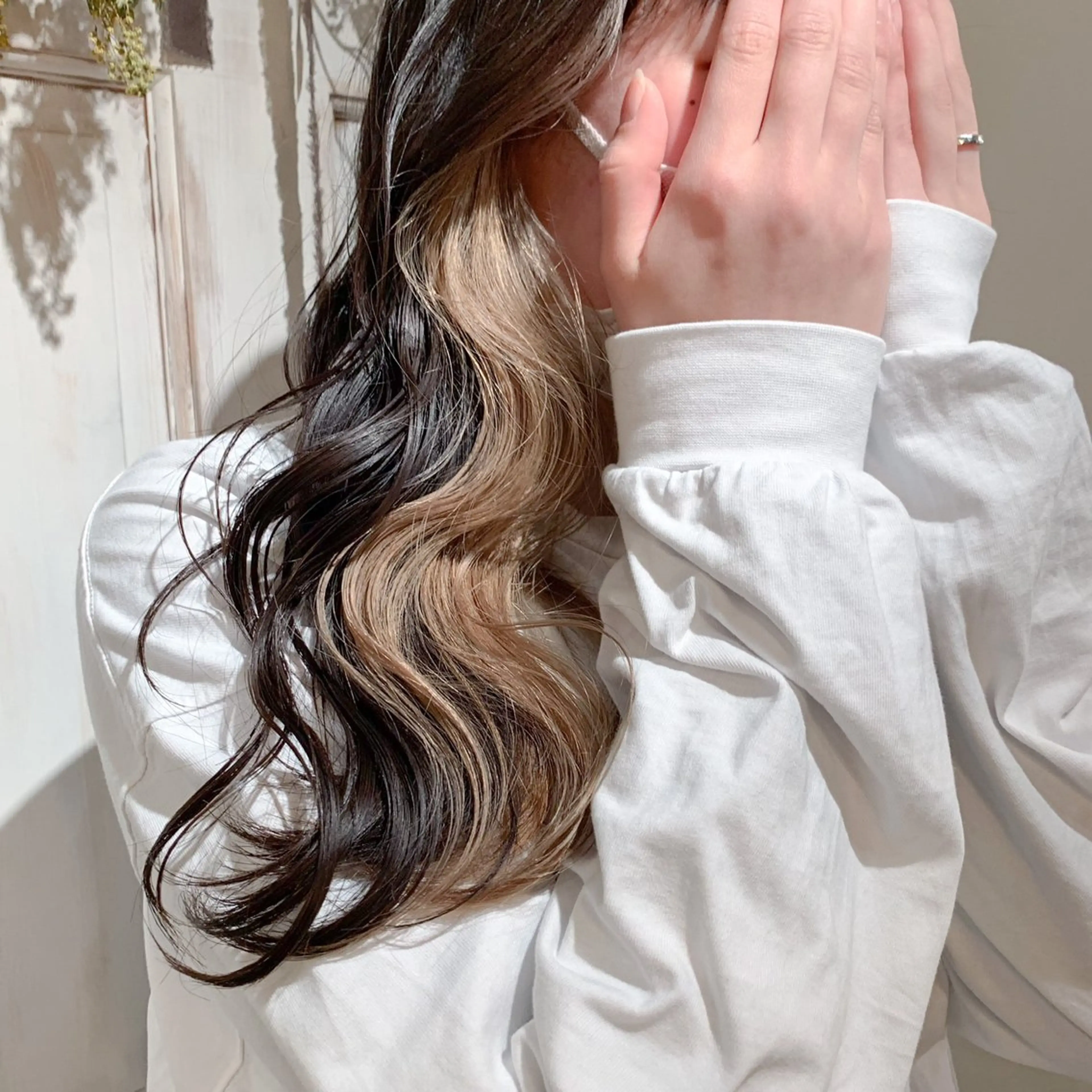 ロング カラー Noele hair atelier(ノエルヘアアトリエ)所属・北上ゆい/個性派/ ナチュラルアレンジのヘアスタイル