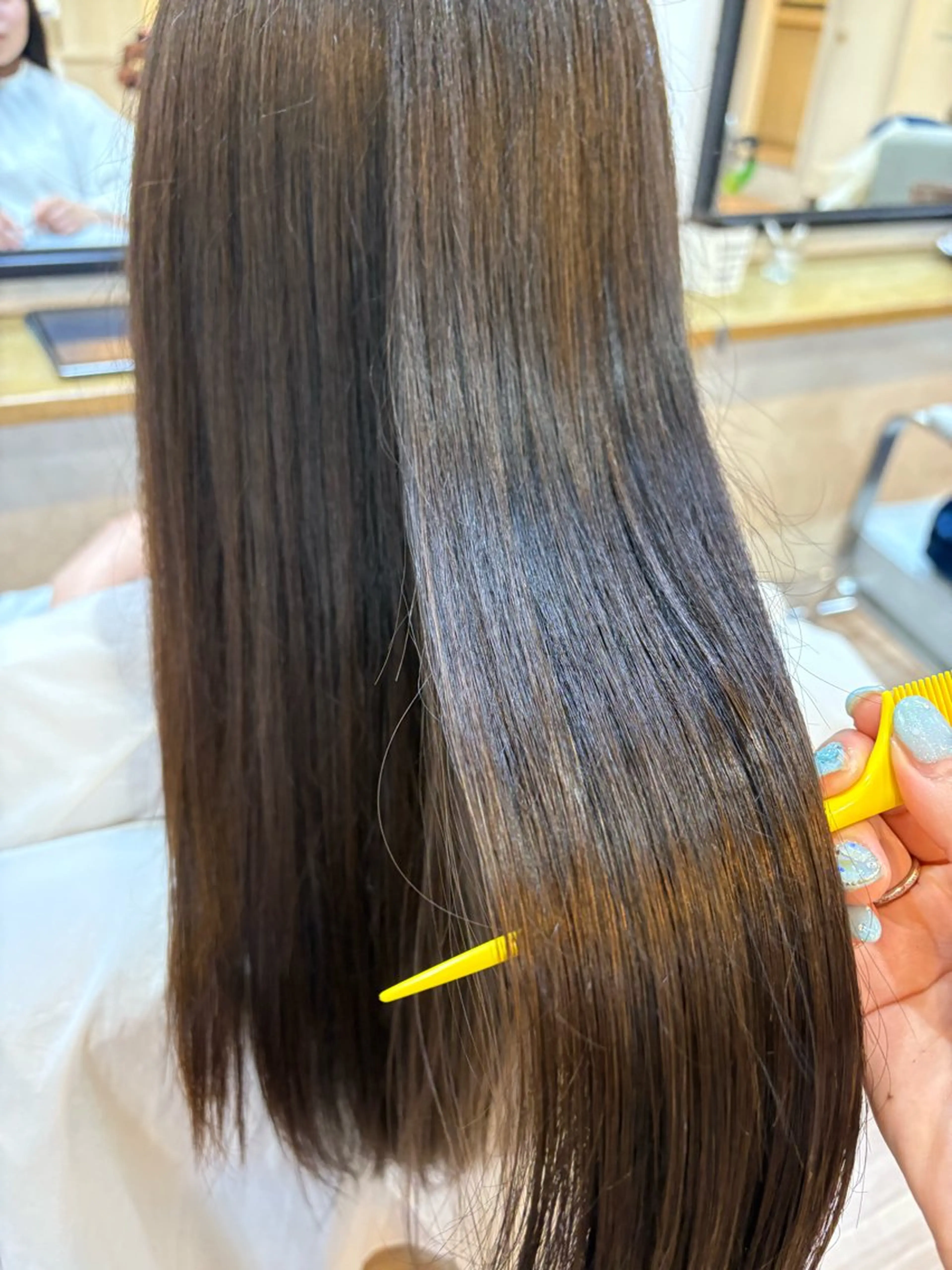 ロング ヘアカラー IRICO たまプラーザ所属・韓国ヘアー🇰🇷 MIWAのヘアスタイル