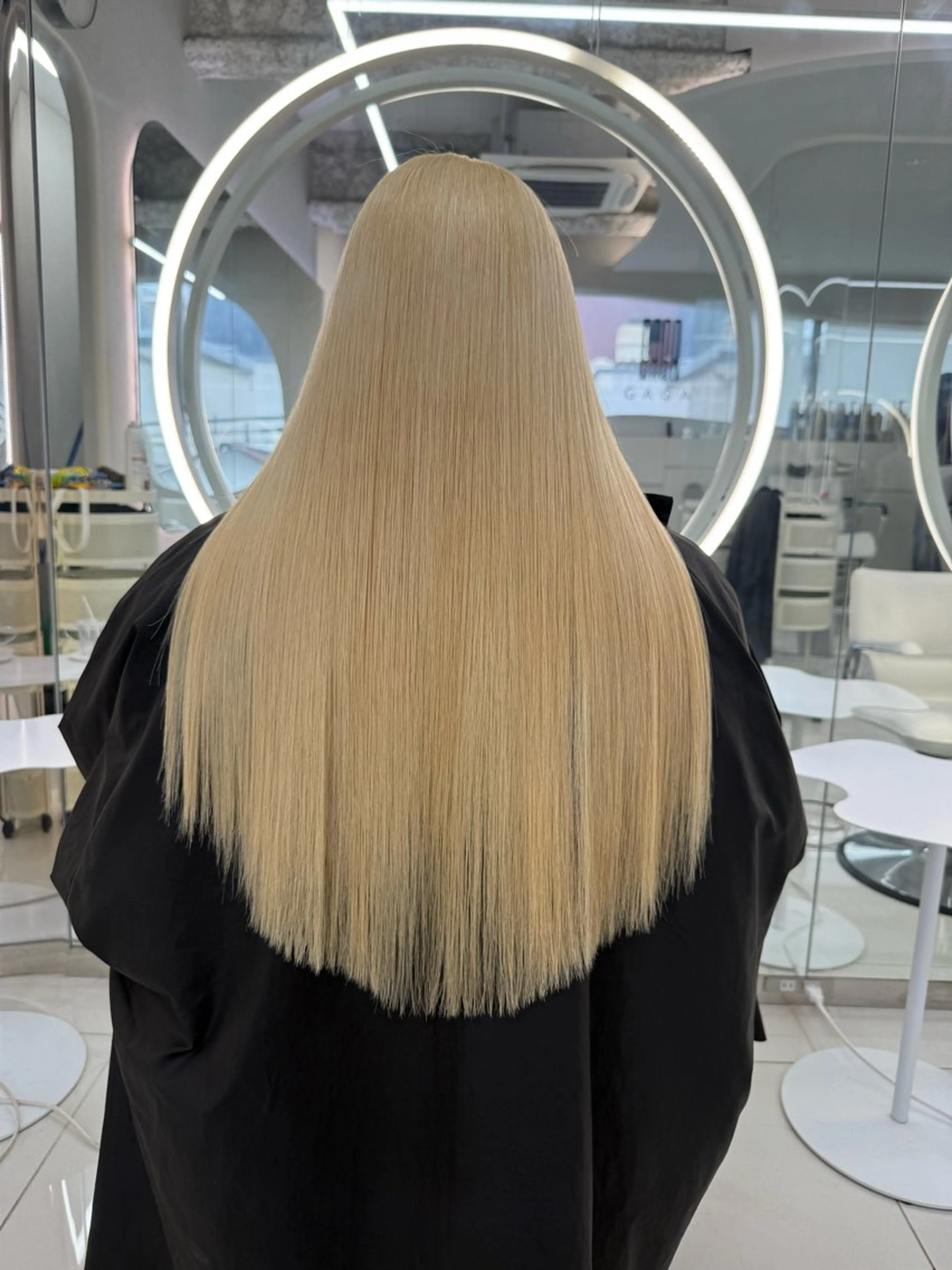 美髪質改善ハリウッドトリートメント+カラーの写真