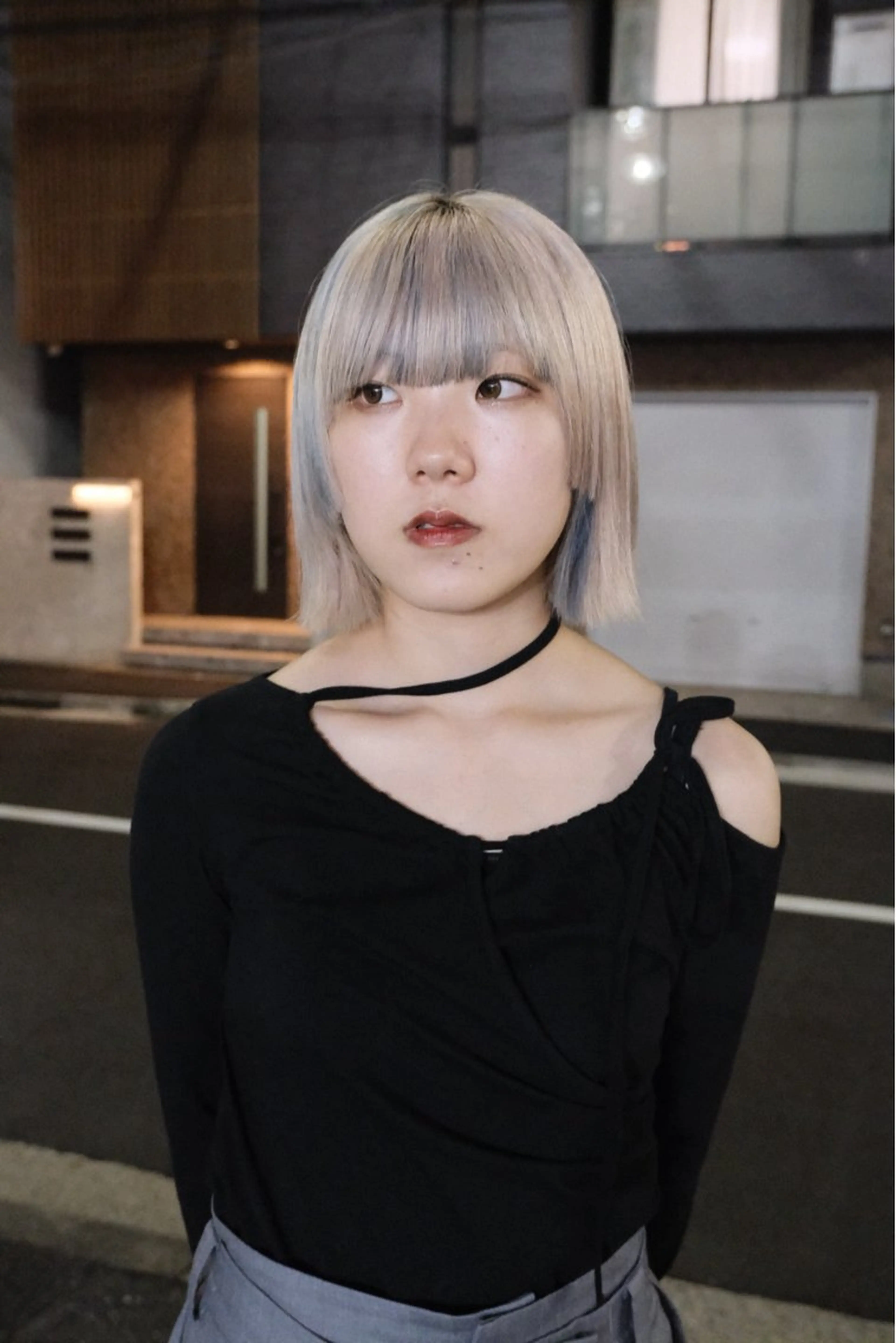ミディアム カラー カット ヘアカラー トリートメント mEg hair creation川崎矢向店所属・レイヤー/ブリーチ/ 艶カラー/アトムのヘアスタイル